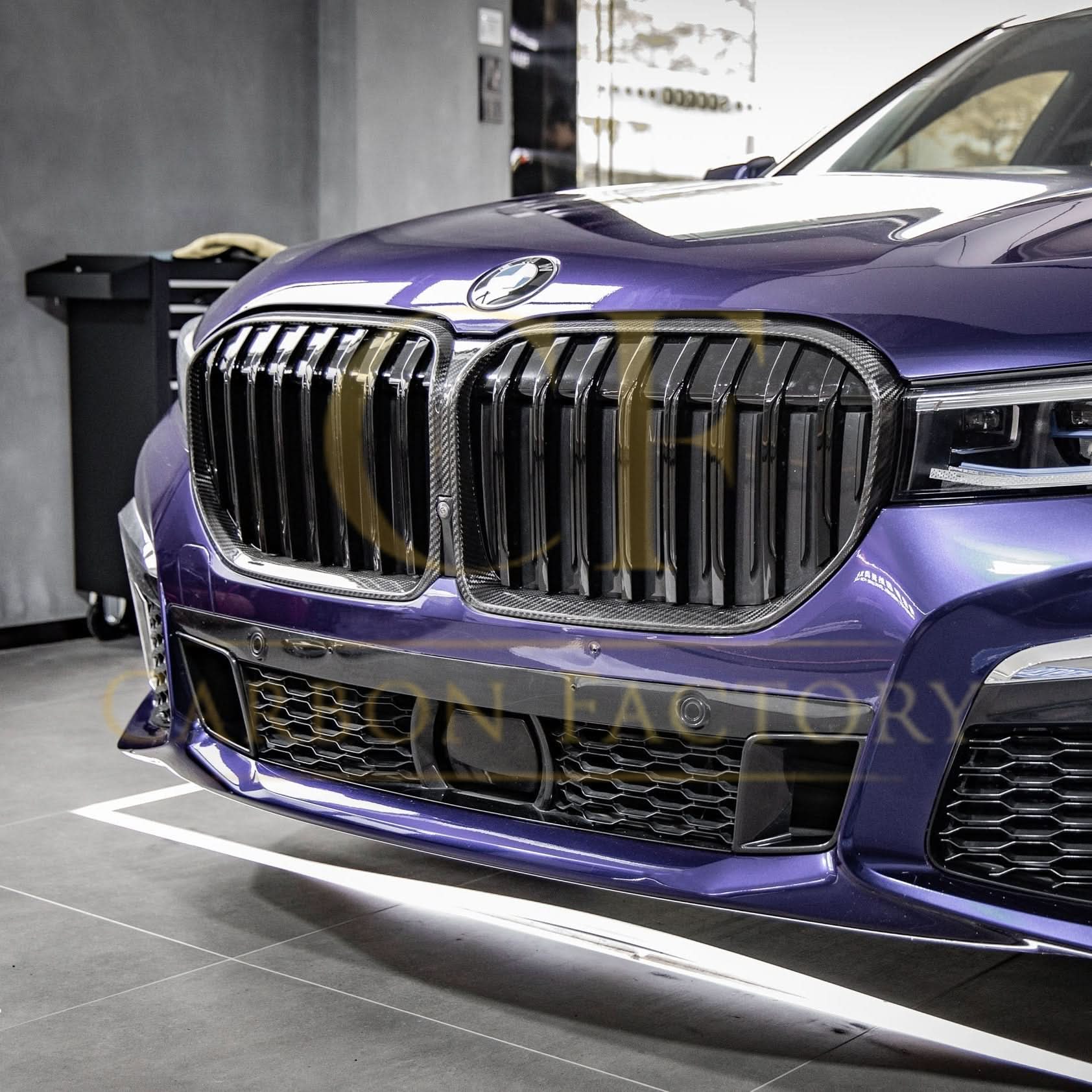 Pre-Preg Carbon Fibre Front Grille for BMW G11 G12 7 Series LCI 20-23