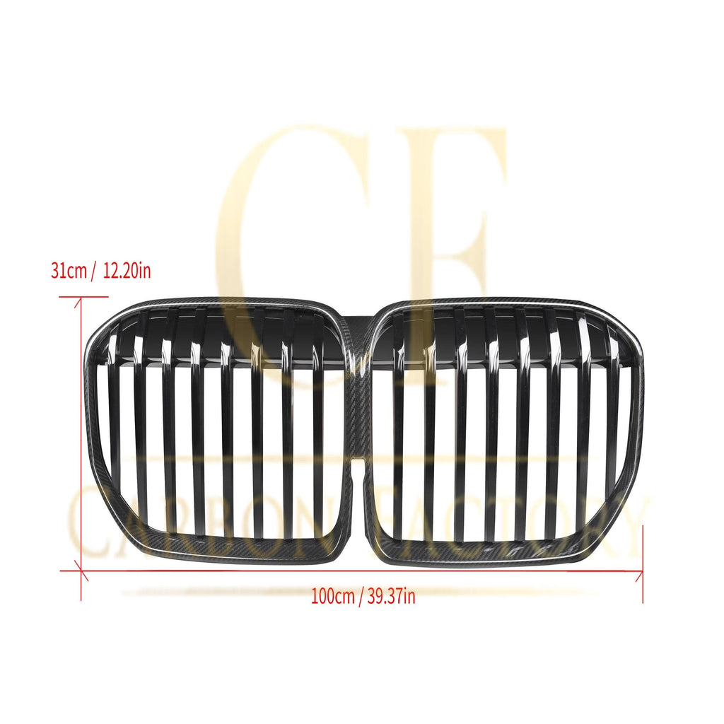 Pre-Preg Carbon Fibre Front Grille for BMW G11 G12 7 Series LCI 20-23
