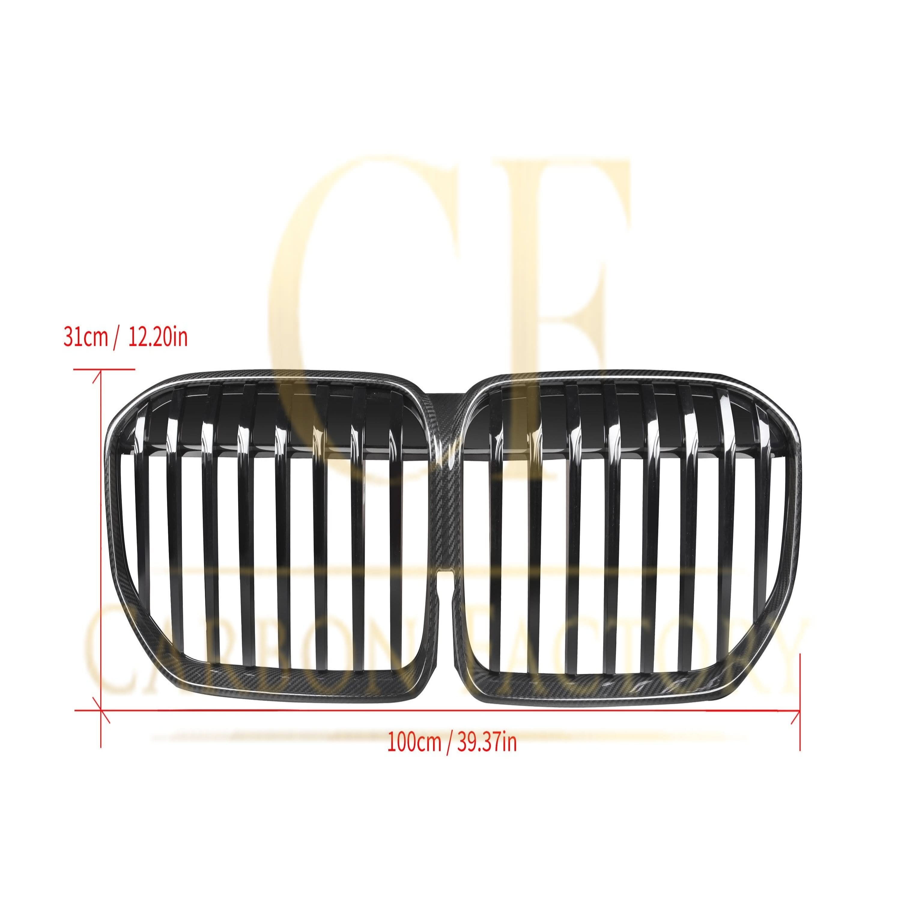 Pre-Preg Carbon Fibre Front Grille for BMW G11 G12 7 Series LCI 20-23