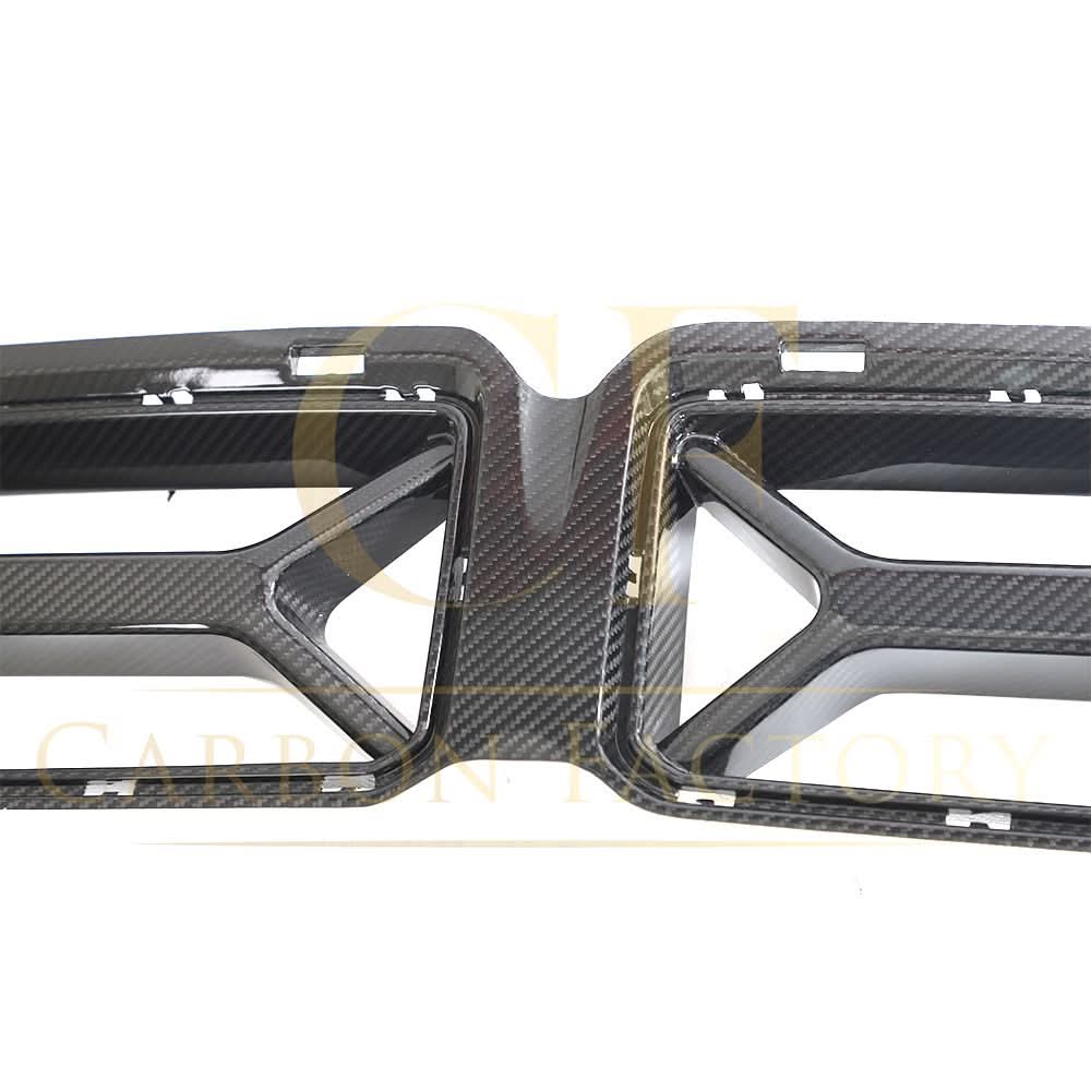 V style Pre-Preg Carbon Fibre Front Grill for BMW G87 M2 23-Present