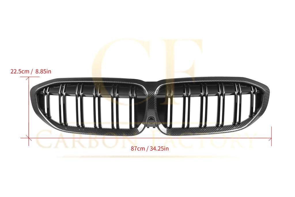 Pre-Preg Carbon Fibre Front Grille for BMW G20 G28 3 Series 19-22