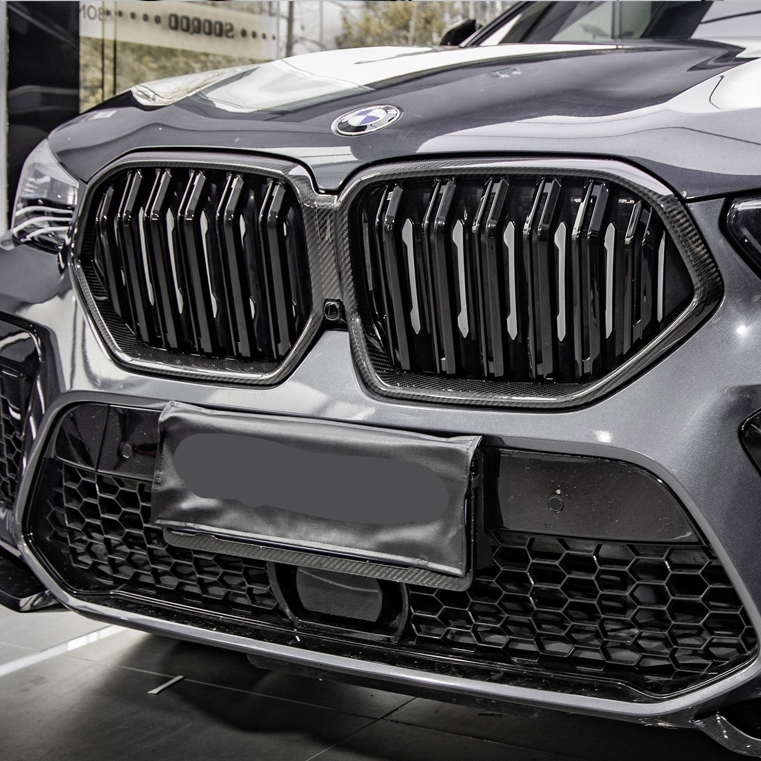 Pre-preg Carbon Fibre Front Grille for BMW G06 X6 F96 X6M 19-22