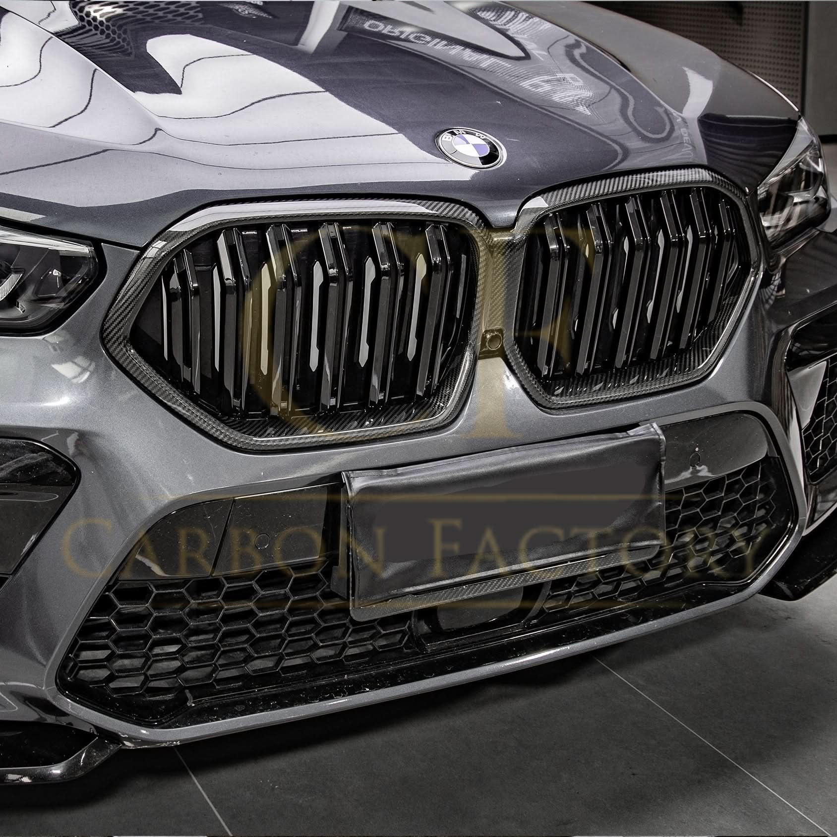 Pre-preg Carbon Fibre Front Grille for BMW G06 X6 F96 X6M 19-22