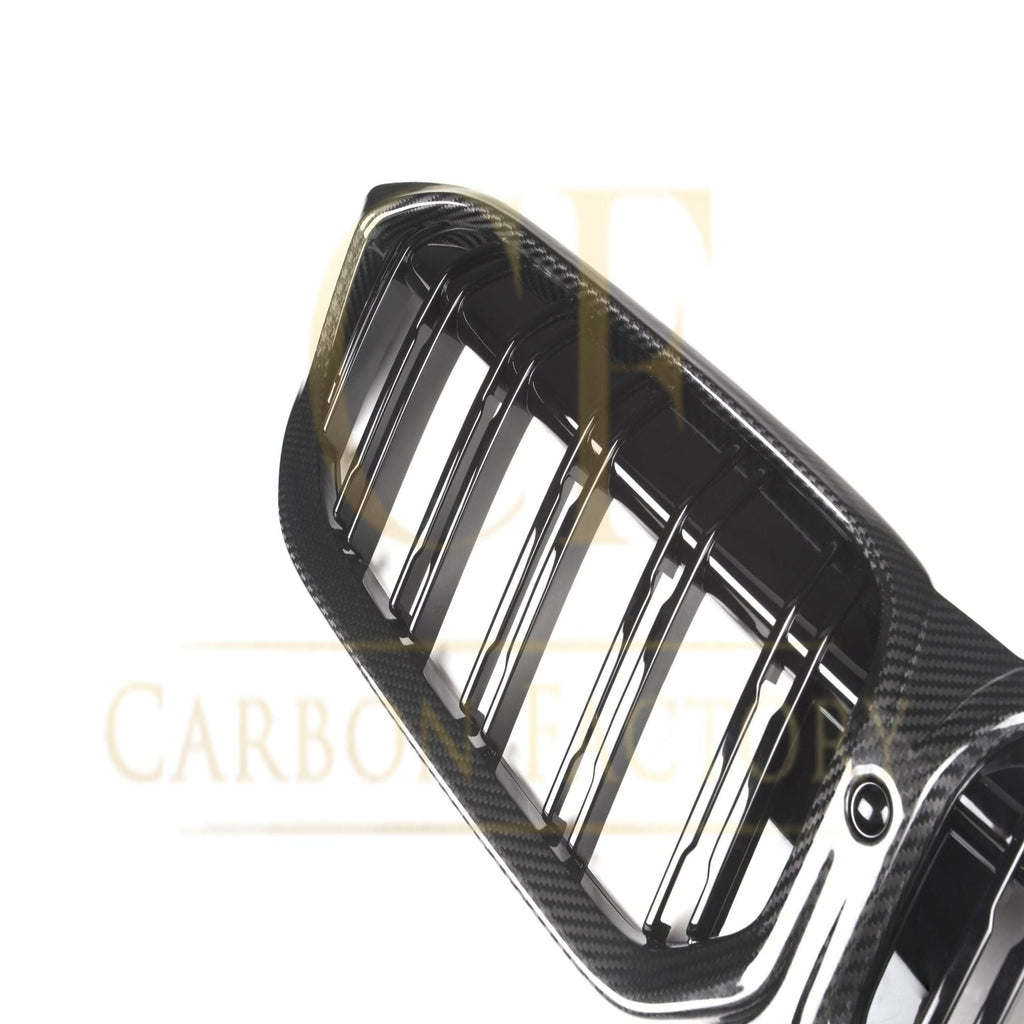 Double Slat Pre-Preg Carbon Fibre Front Grille for BMW G20 G21 G28 3 Series LCI 22-24