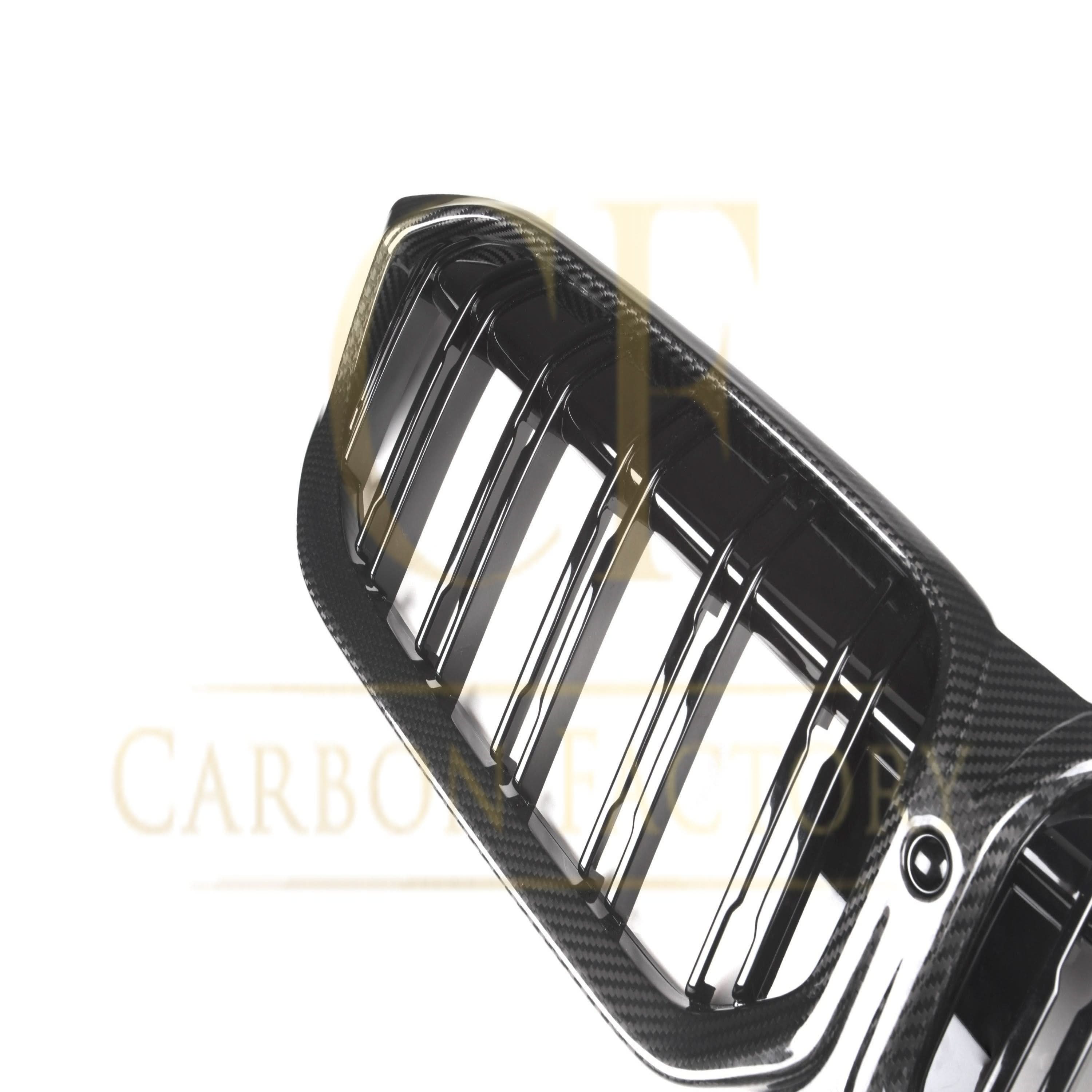 Double Slat Pre-Preg Carbon Fibre Front Grille for BMW G20 G21 G28 3 Series LCI 22-24