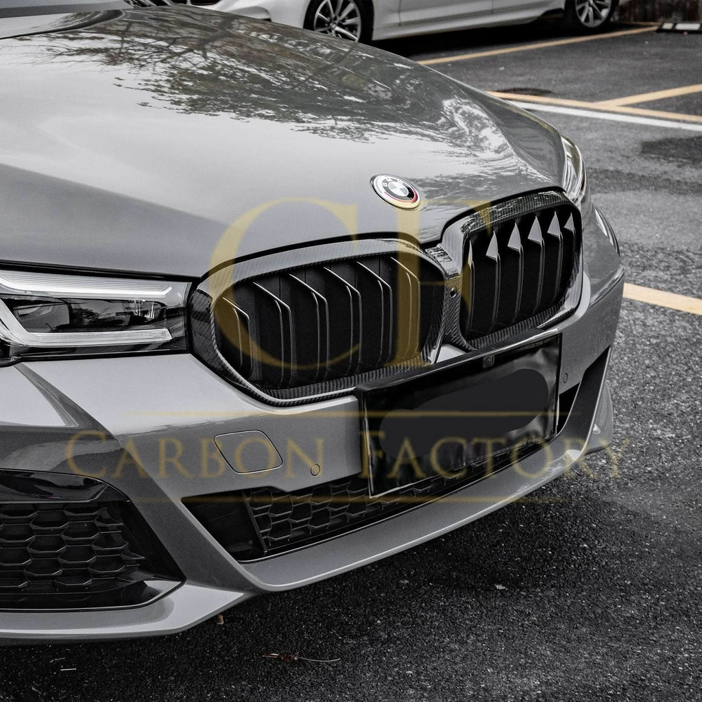 Pre-Preg Carbon Fibre Front Grille for BMW G30 5 Series inc F90 M5 LCI 21-23