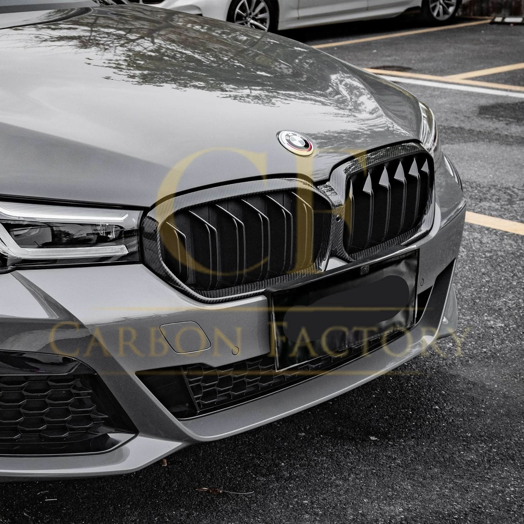 Pre-Preg Carbon Fibre Front Grille for BMW G30 5 Series inc F90 M5 LCI 21-23
