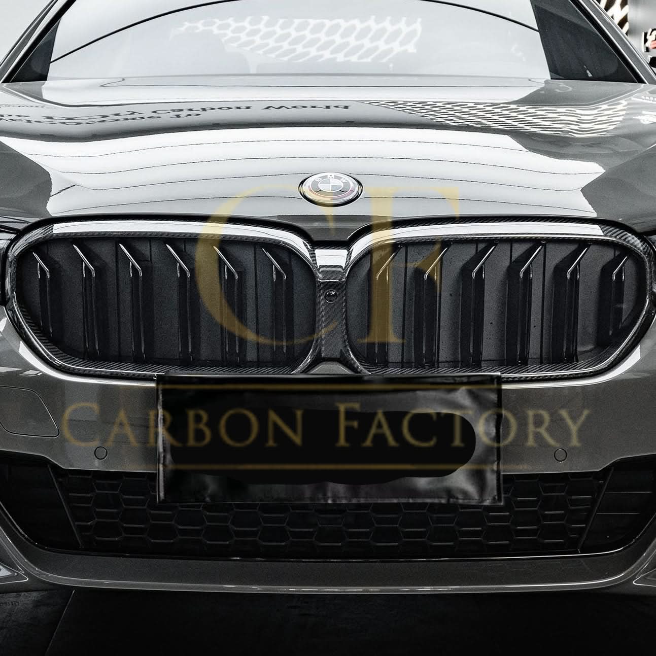 Pre-Preg Carbon Fibre Front Grille for BMW G30 5 Series inc F90 M5 LCI 21-23