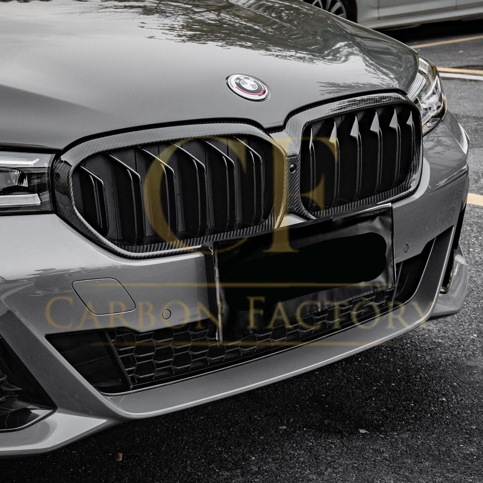 Pre-Preg Carbon Fibre Front Grille for BMW G30 5 Series inc F90 M5 LCI 21-23