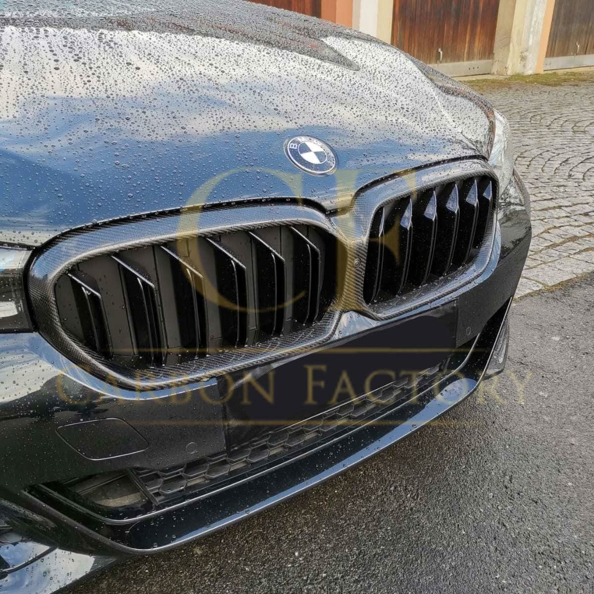 Pre-Preg Carbon Fibre Front Grille for BMW G30 5 Series inc F90 M5 LCI 21-23