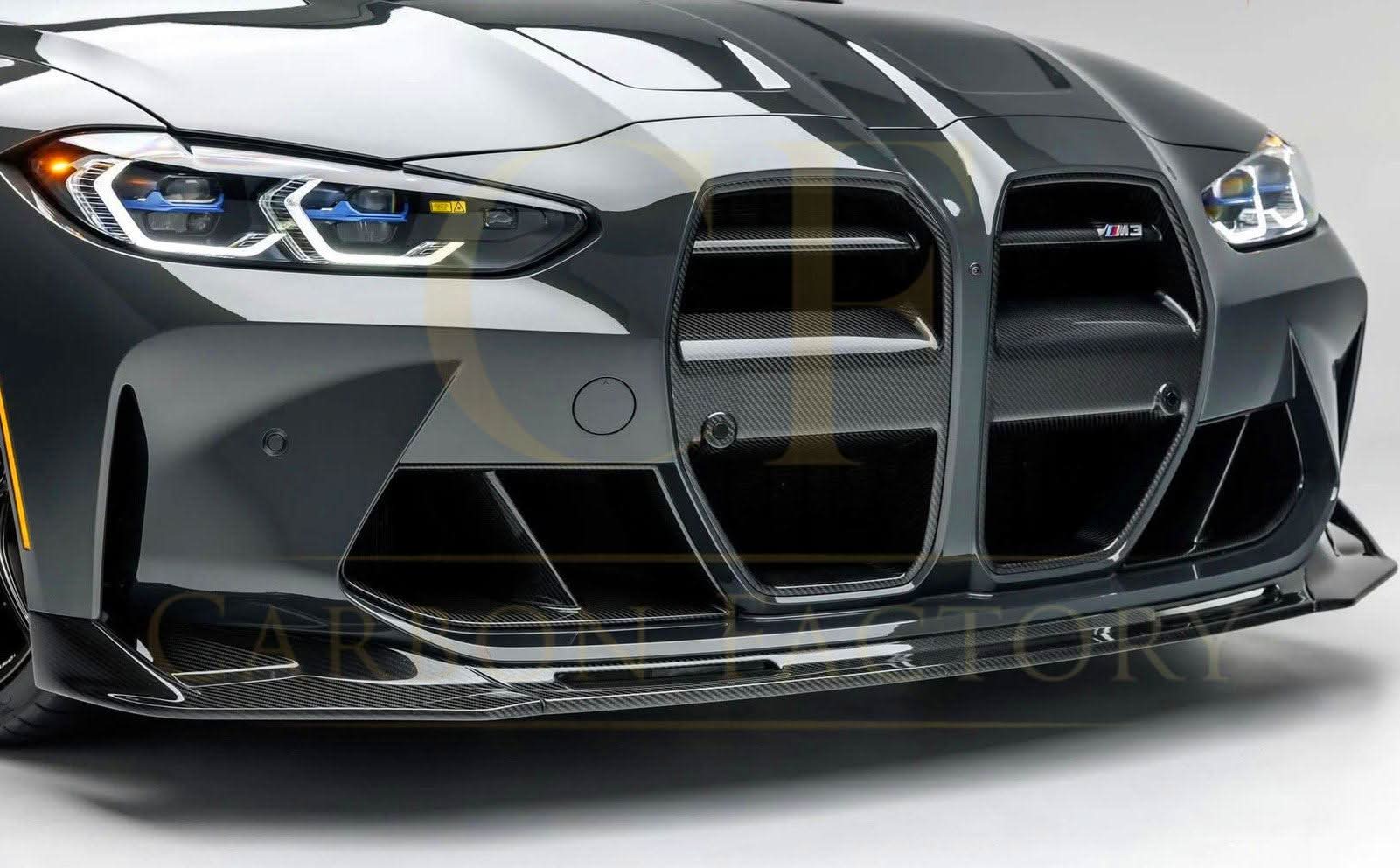 V Style Pre-Preg Carbon Fibre Front Grille for BMW G80 G81 M3 G82 G83 M4 21-25