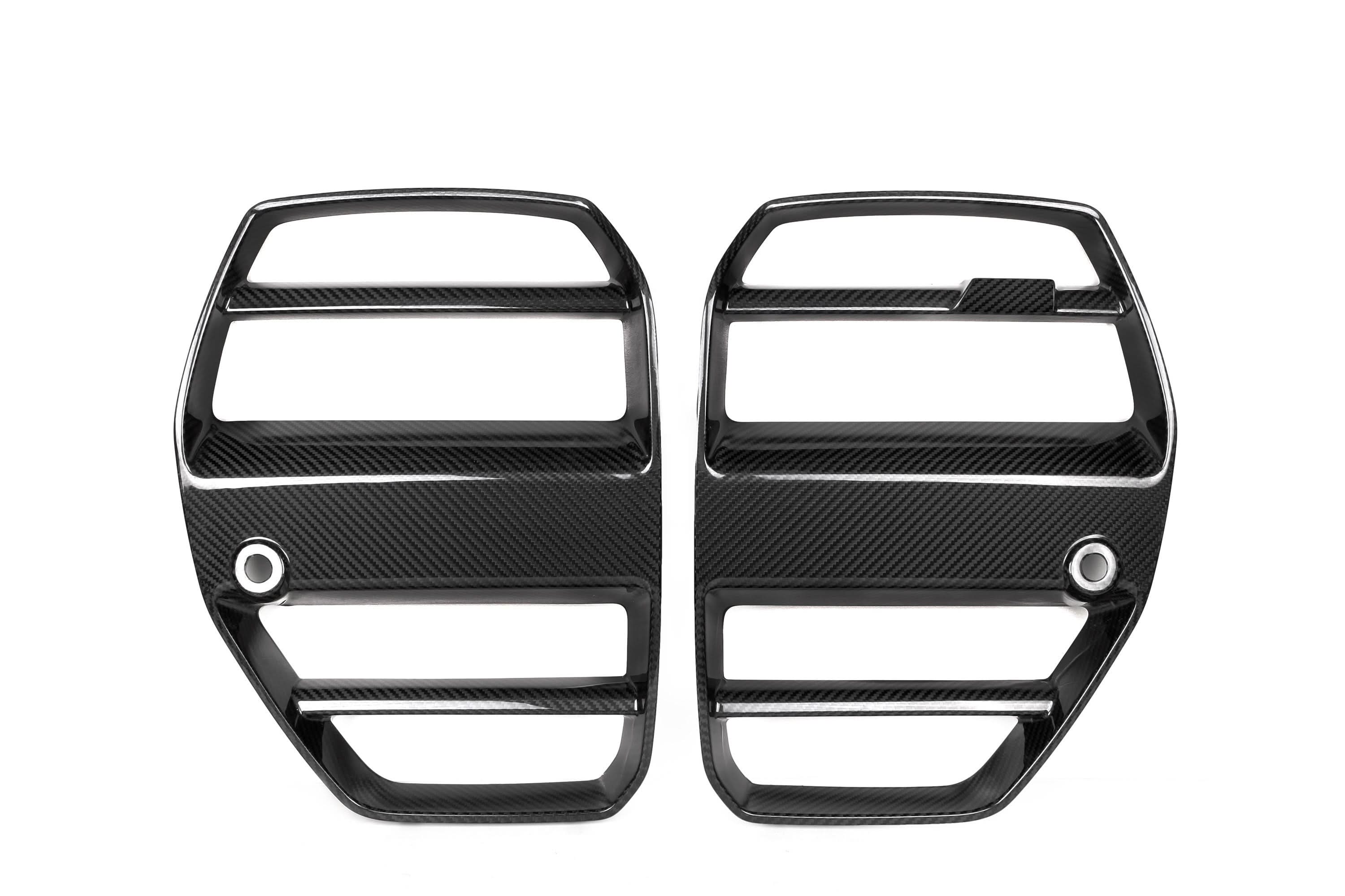 V Style Pre-Preg Carbon Fibre Front Grille for BMW G80 G81 M3 G82 G83 M4 21-25