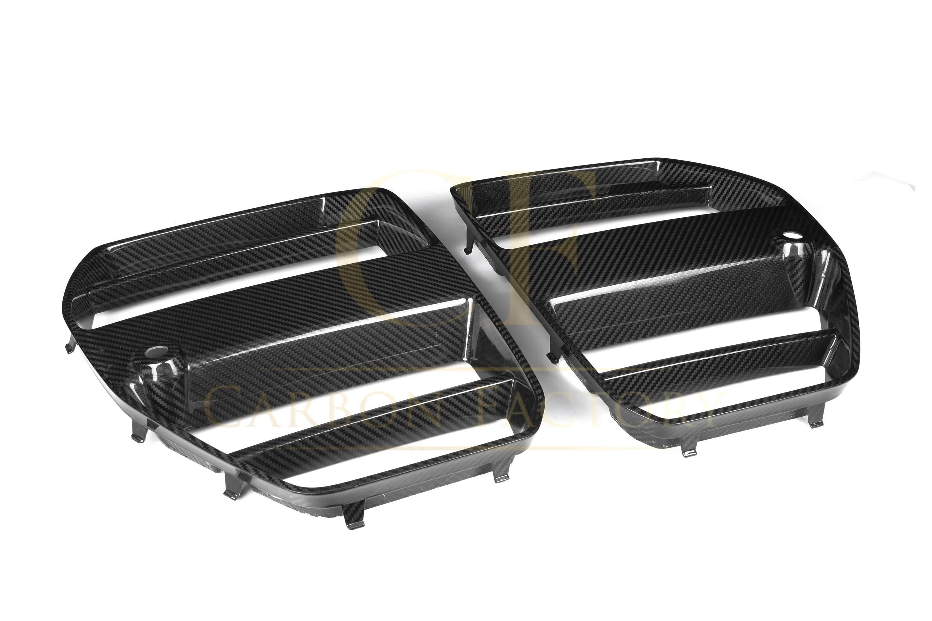 V Style Pre-Preg Carbon Fibre Front Grille for BMW G80 G81 M3 G82 G83 M4 21-25