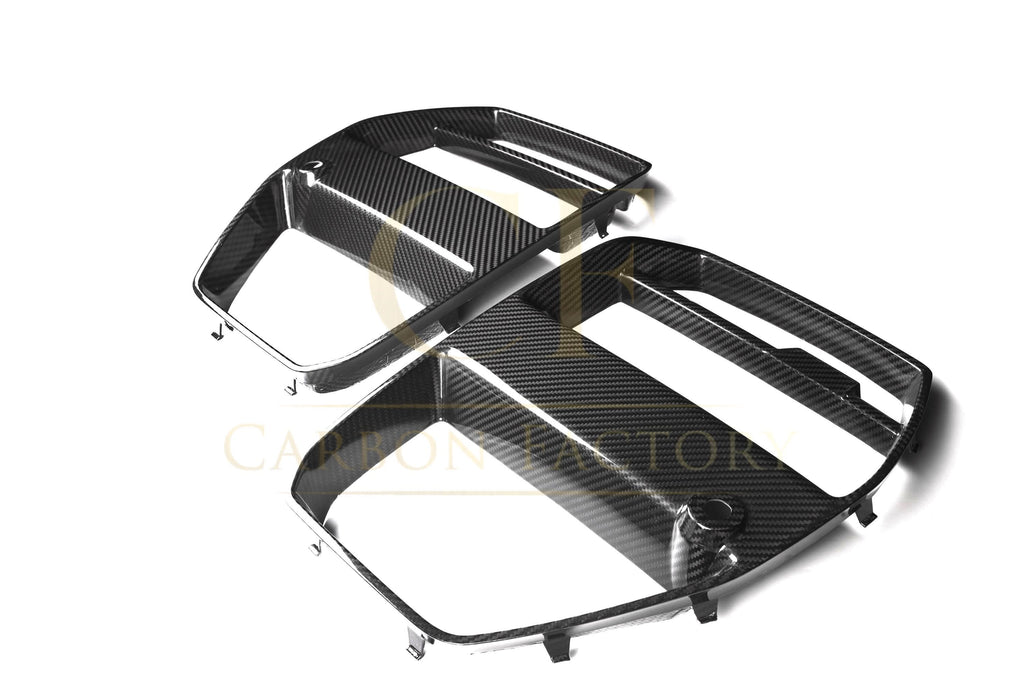 V Style Pre-Preg Carbon Fibre Front Grille for BMW G80 G81 M3 G82 G83 M4 21-25