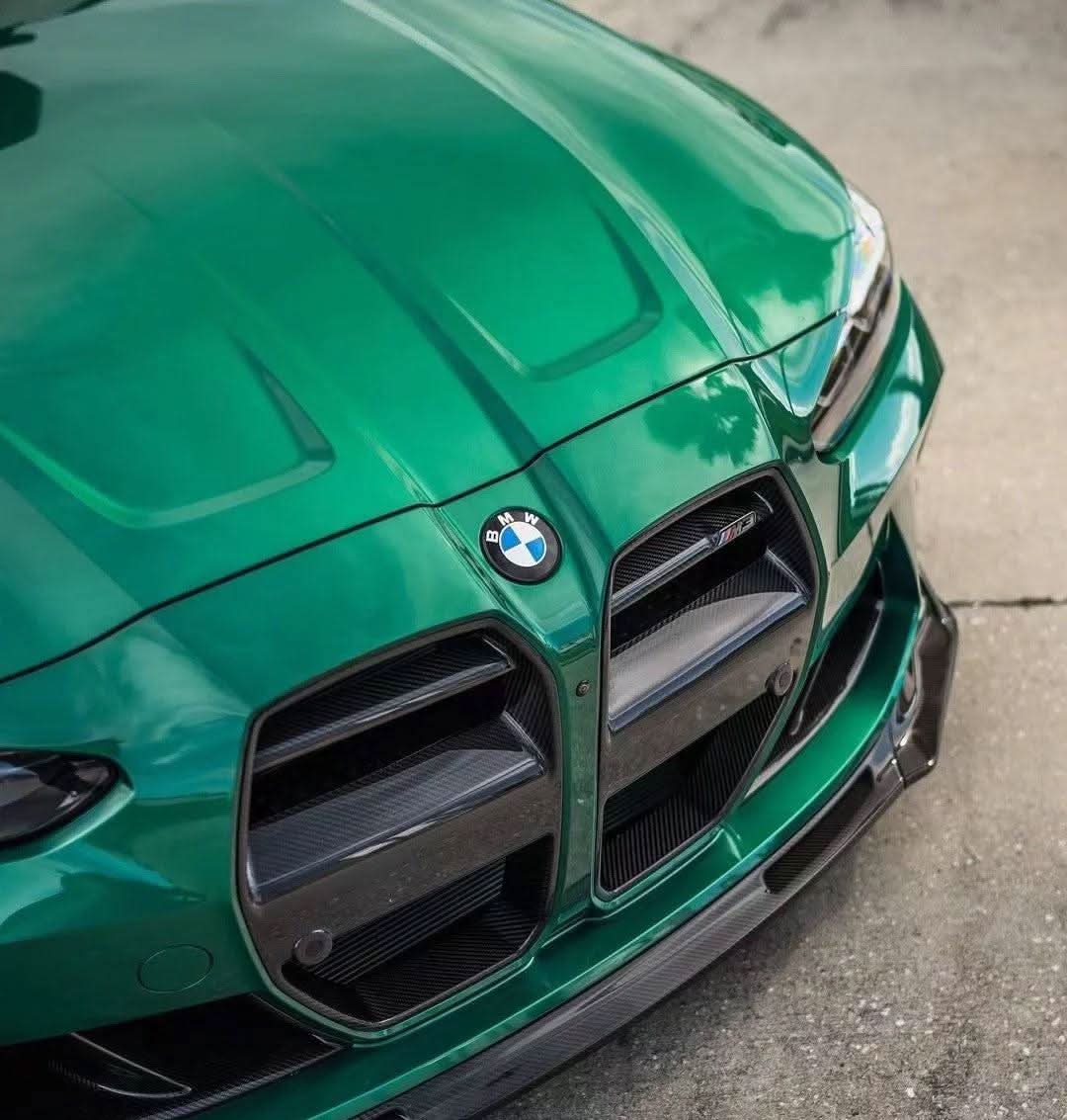 V Style Pre-Preg Carbon Fibre Front Grille for BMW G80 G81 M3 G82 G83 M4 21-25