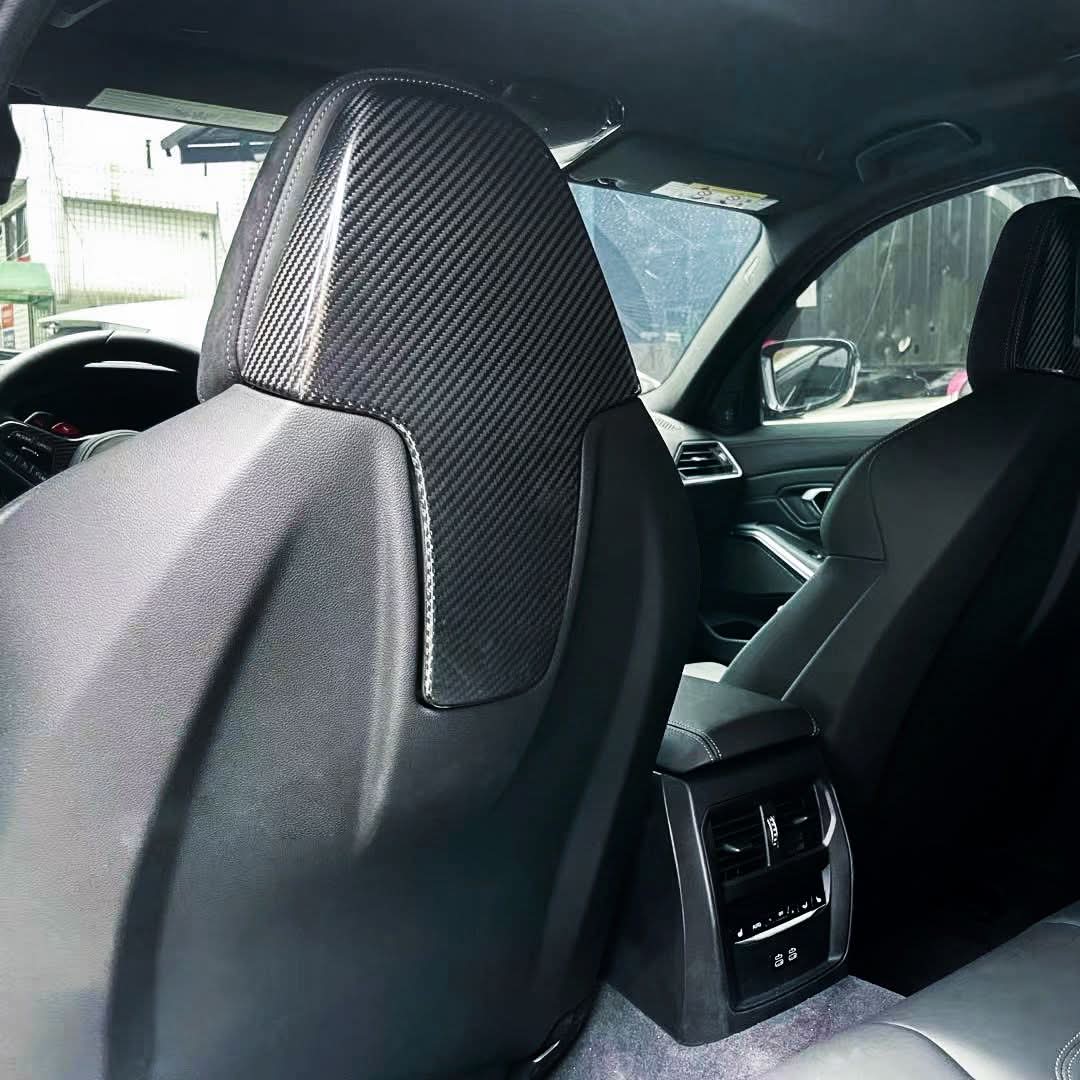 Pre-Preg Carbon Fibre Seat Covers for BMW G80 M3 F91 F92 F93 M8 21-24