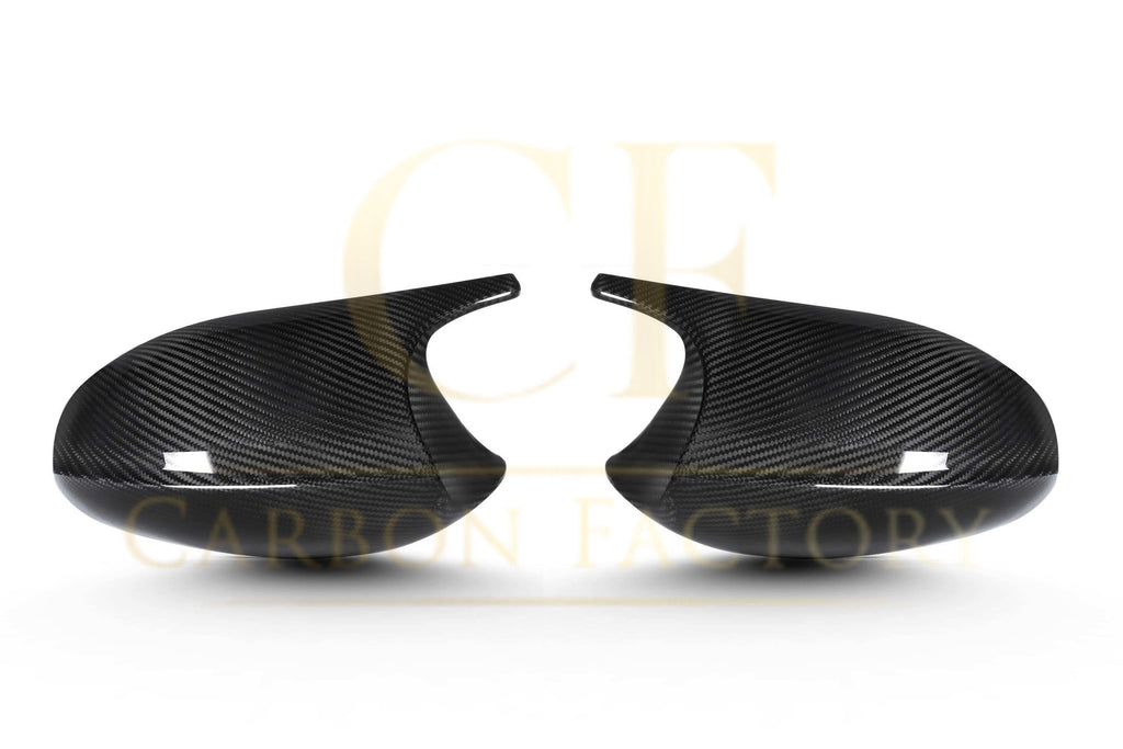 CF Style Pre-Preg Carbon Fibre Replacement Mirror Covers for BMW E81 E82 E87 E88 1 Series E90 E92 E93 3 Series Pre-LCI