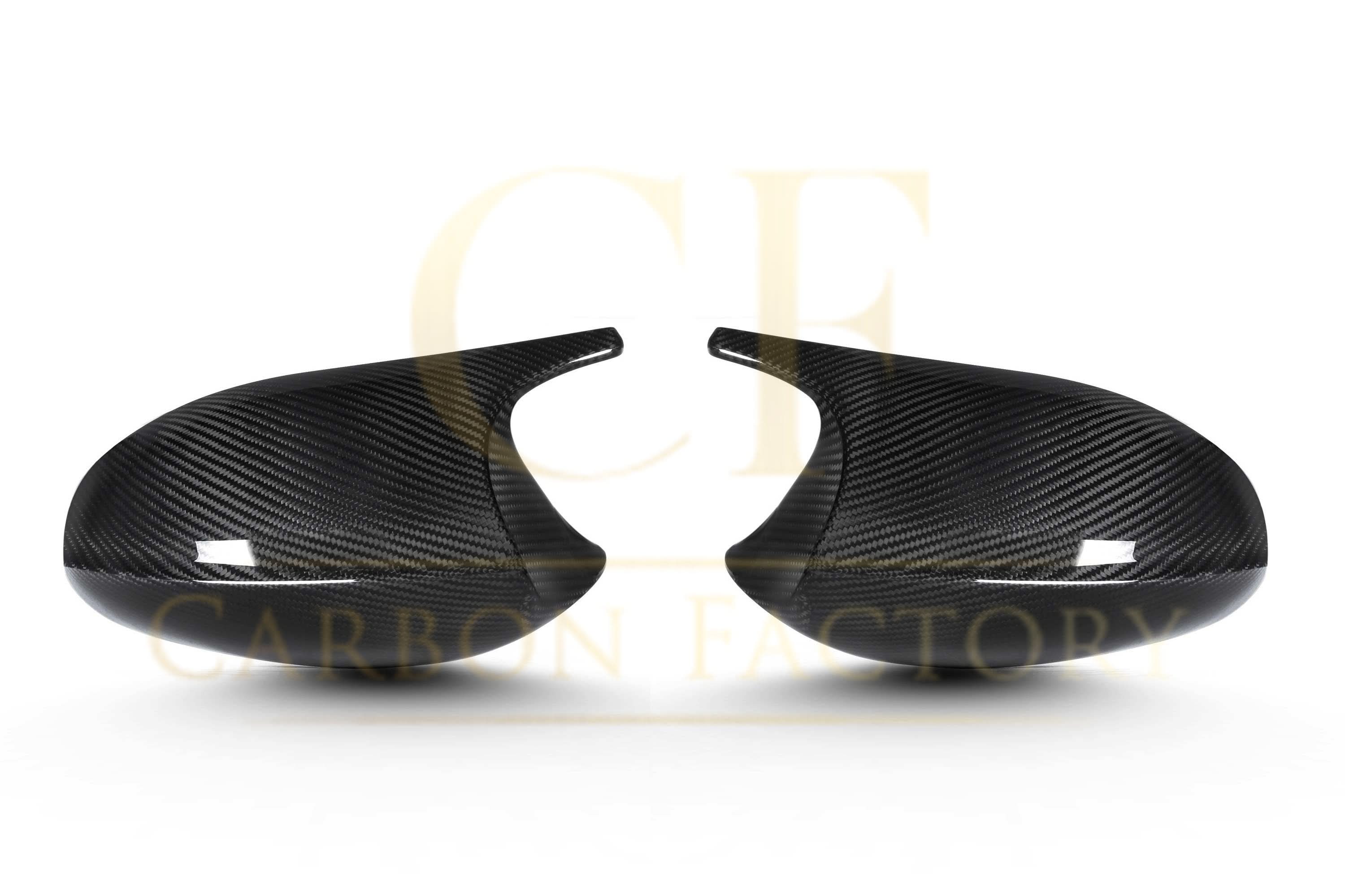 CF Style Pre-Preg Carbon Fibre Replacement Mirror Covers for BMW E81 E82 E87 E88 1 Series E90 E92 E93 3 Series Pre-LCI