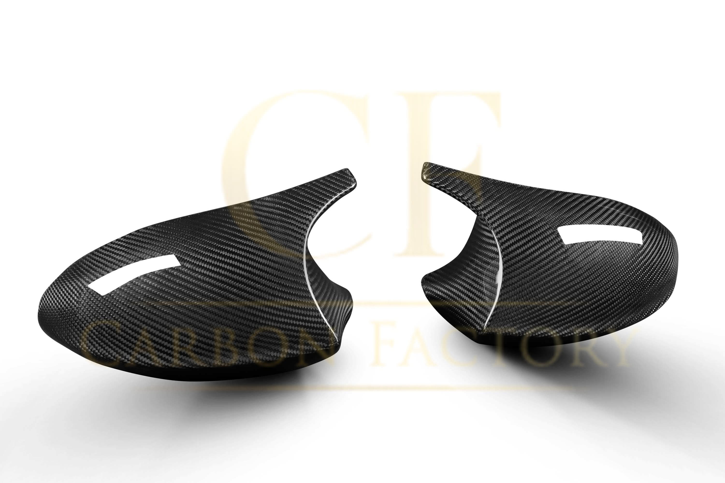 CF Style Pre-Preg Carbon Fibre Replacement Mirror Covers for BMW E81 E82 E87 E88 1 Series E90 E92 E93 3 Series Pre-LCI