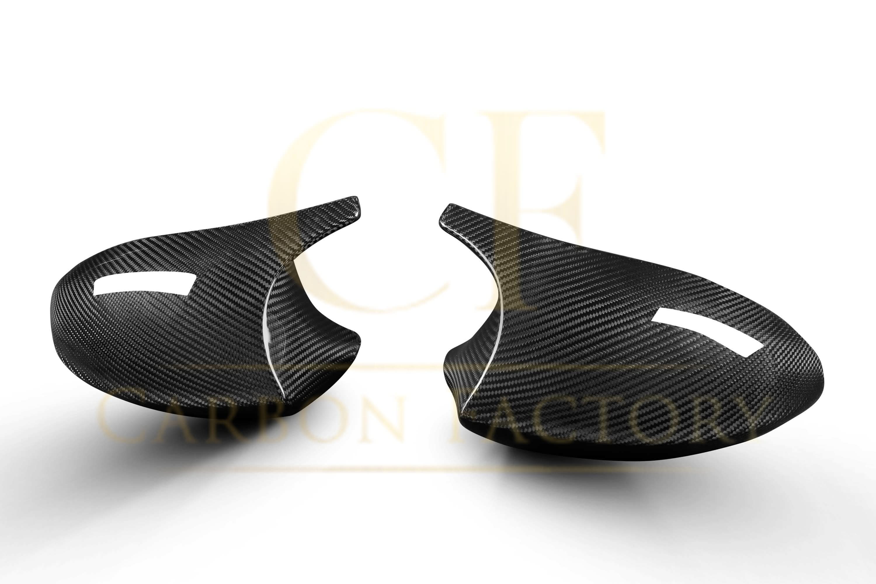 CF Style Pre-Preg Carbon Fibre Replacement Mirror Covers for BMW E81 E82 E87 E88 1 Series E90 E92 E93 3 Series Pre-LCI