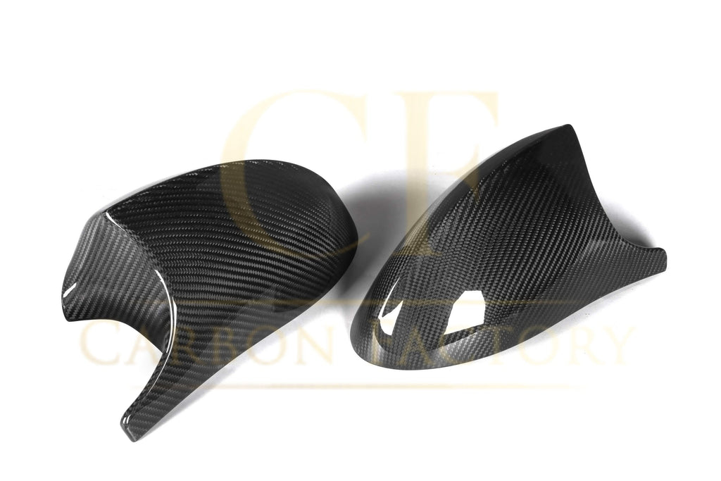 CF Style Pre-Preg Carbon Fibre Replacement Mirror Covers for BMW E81 E82 E87 E88 1 Series E90 E92 E93 3 Series Pre-LCI