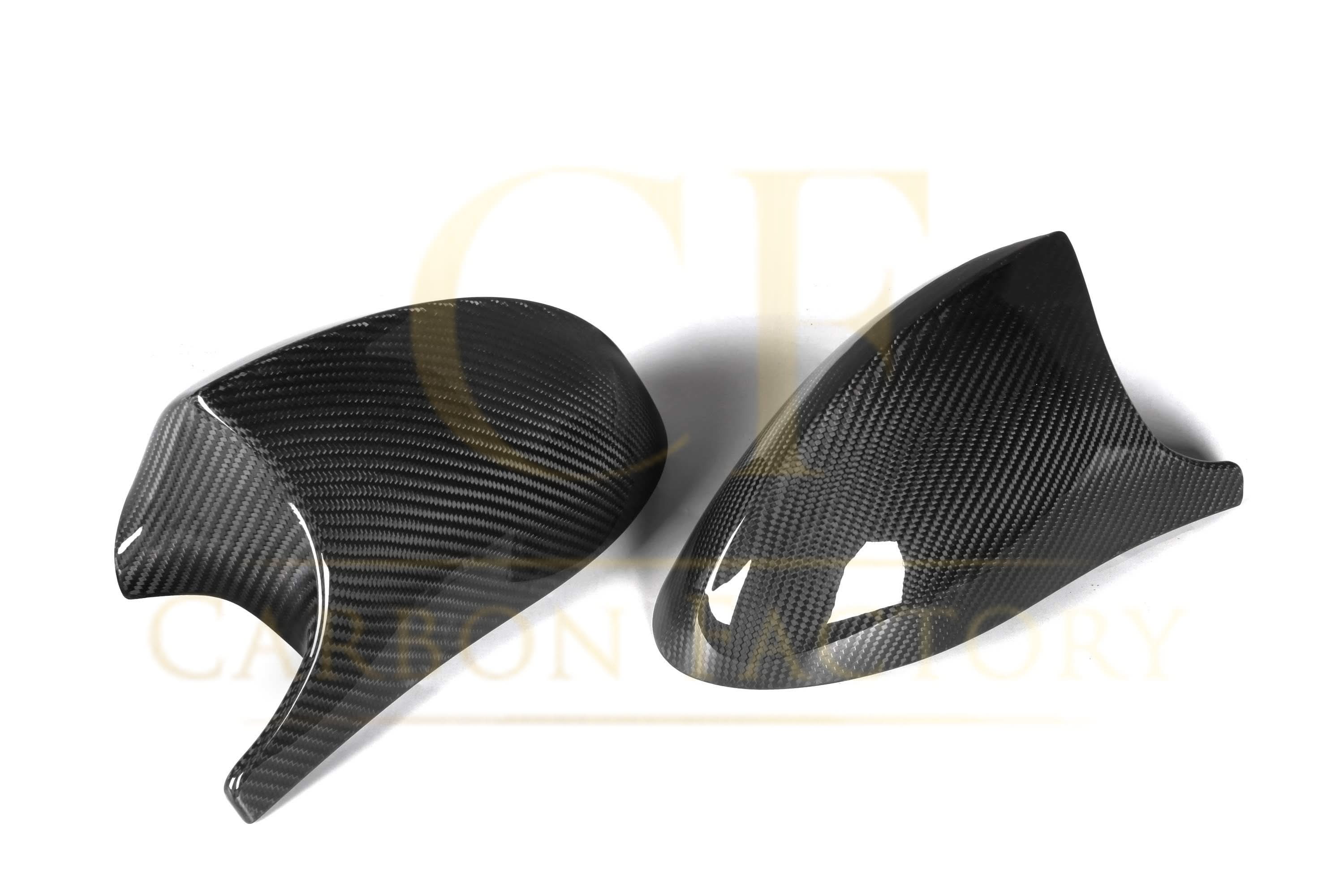 CF Style Pre-Preg Carbon Fibre Replacement Mirror Covers for BMW E81 E82 E87 E88 1 Series E90 E92 E93 3 Series Pre-LCI