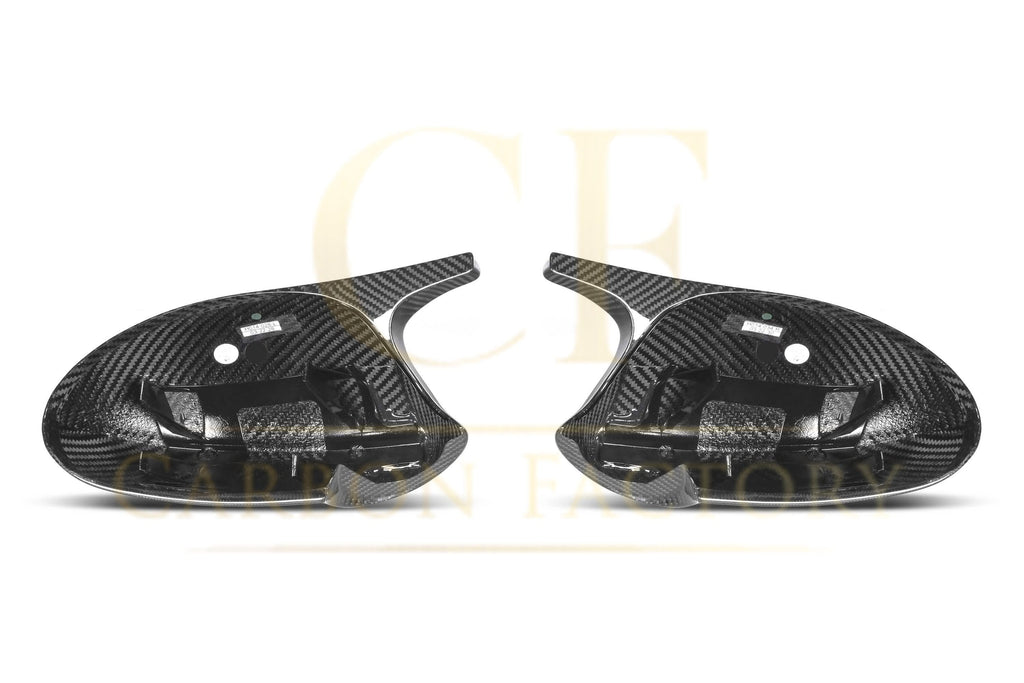 CF Style Pre-Preg Carbon Fibre Replacement Mirror Covers for BMW E81 E82 E87 E88 1 Series E90 E92 E93 3 Series Pre-LCI