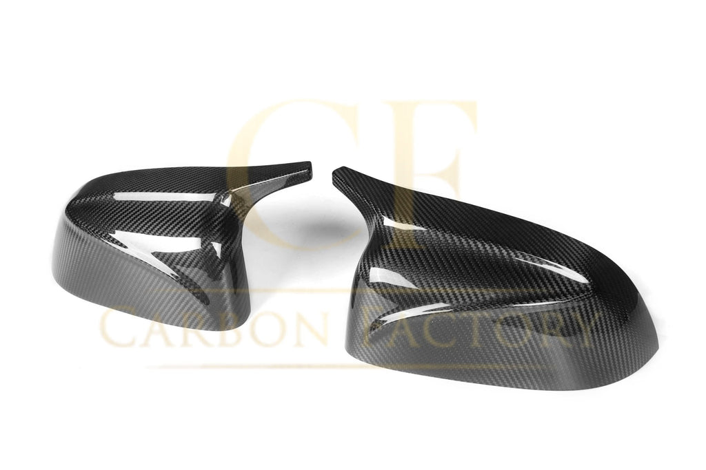 CF Style Pre-Preg Carbon Fibre Replacement Mirror Covers for BMW G02 X4 G05 X5 19-25