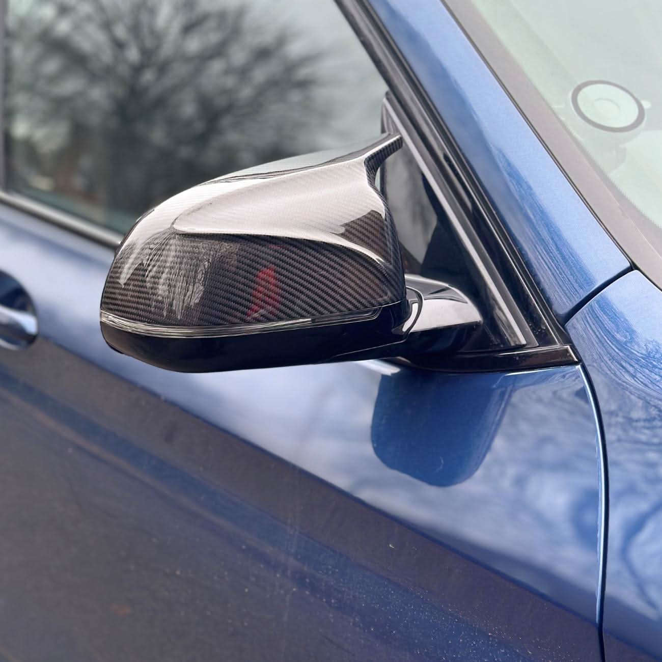 CF Style Pre-Preg Carbon Fibre Replacement Mirror Covers for BMW G06 X6 G07 X7 19-25