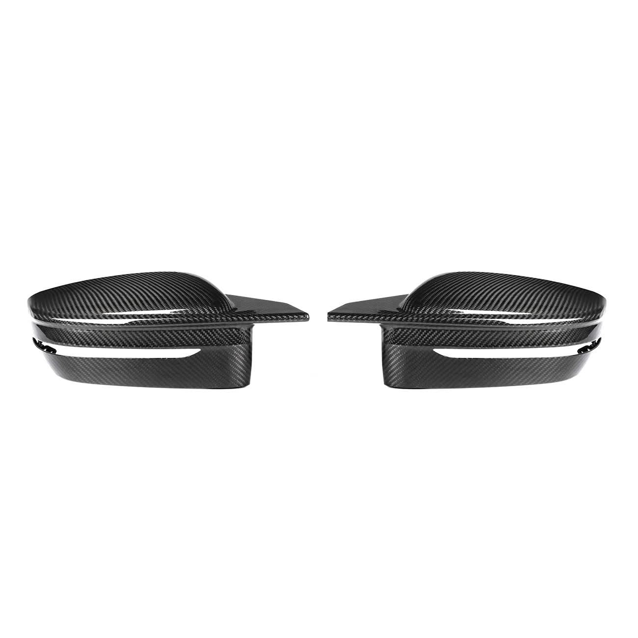 CF Style Pre-Preg Carbon Fibre Replacement Mirror Covers for BMW G11 G12 7 Series LHD 15-22