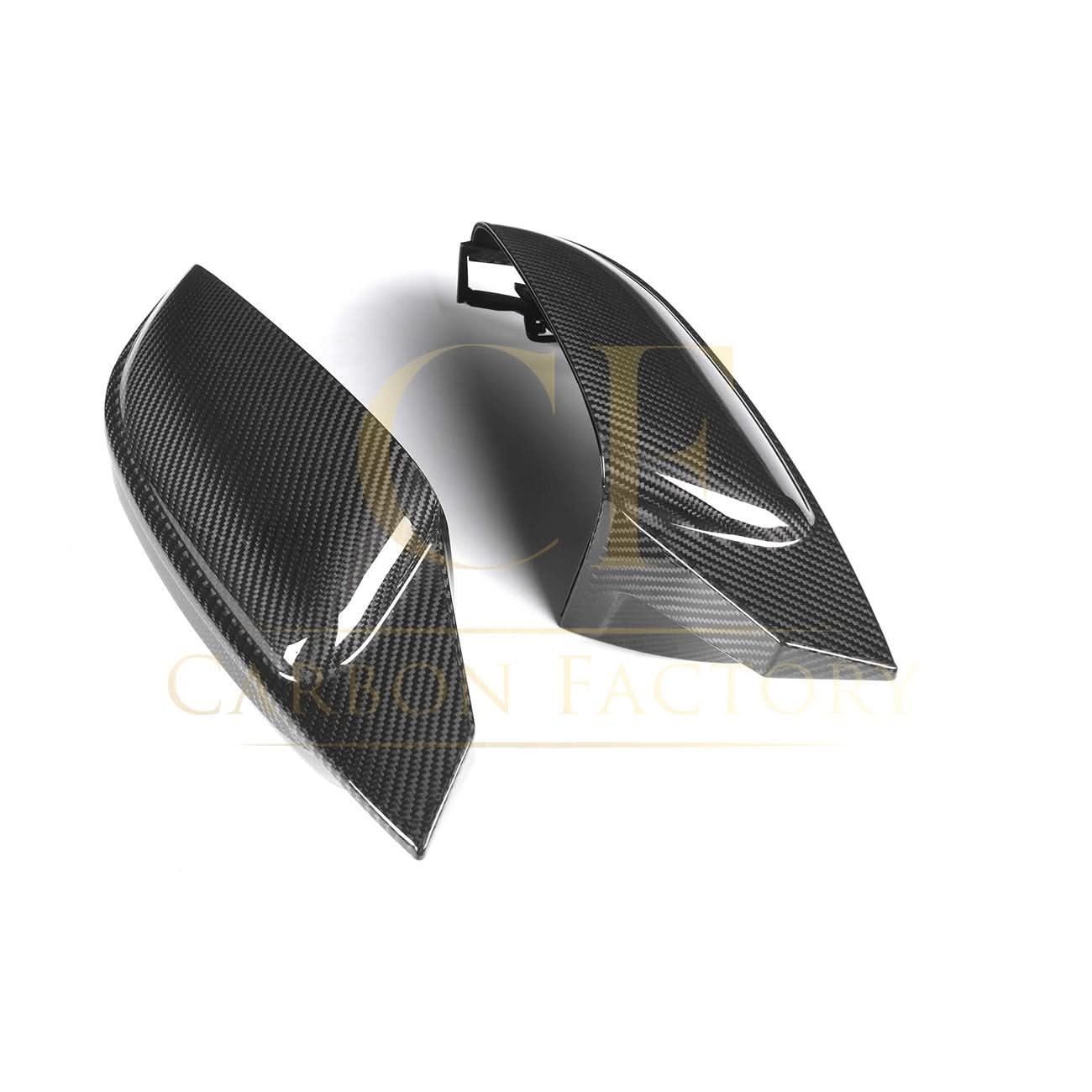 CF Style Pre-Preg Carbon Fibre Replacement Mirror Covers for BMW G11 G12 7 Series LHD 15-22