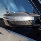 CF Style Pre-Preg Carbon Fibre Replacement Mirror Covers for BMW G11 G12 7 Series RHD 15-22