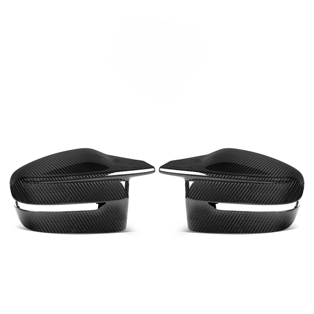 CF Style Pre-Preg Carbon Fibre Replacement Mirror Covers for BMW G11 G12 7 Series RHD 15-22