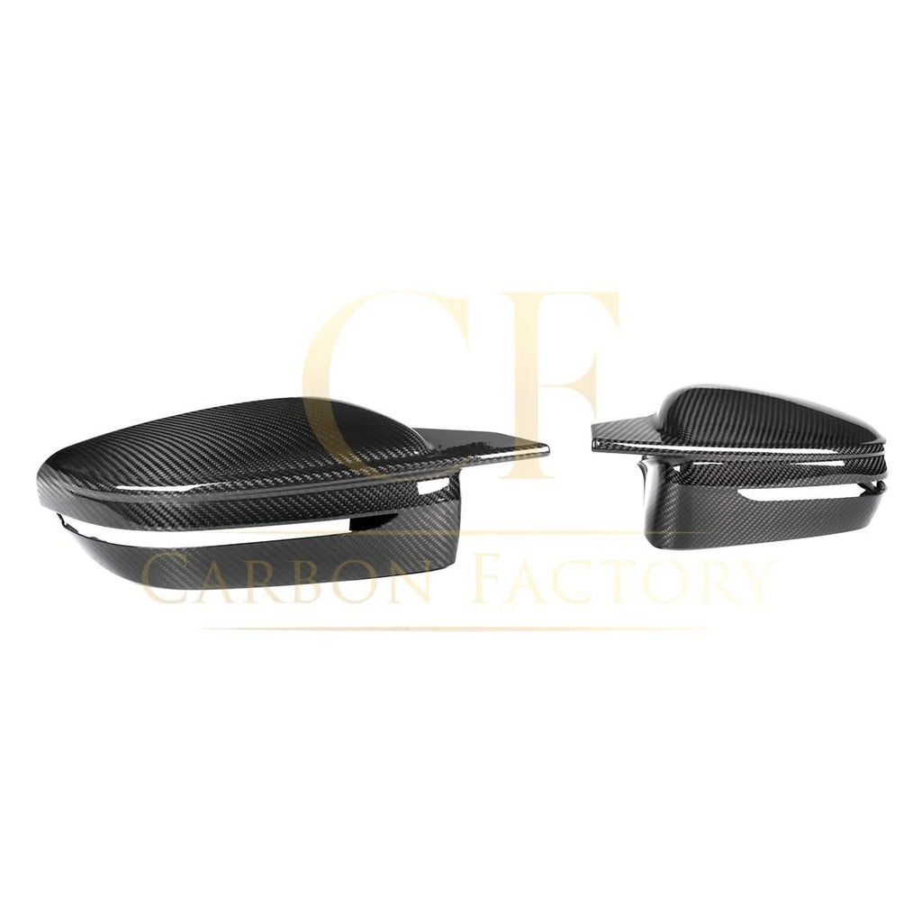 CF Style Pre-Preg Carbon Fibre Replacement Mirror Covers for BMW G22 G23 G26 4 Series i4 LHD 20-25