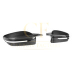 CF Style Pre-Preg Carbon Fibre Replacement Mirror Covers for BMW G22 G23 G26 4 Series i4 LHD 20-25