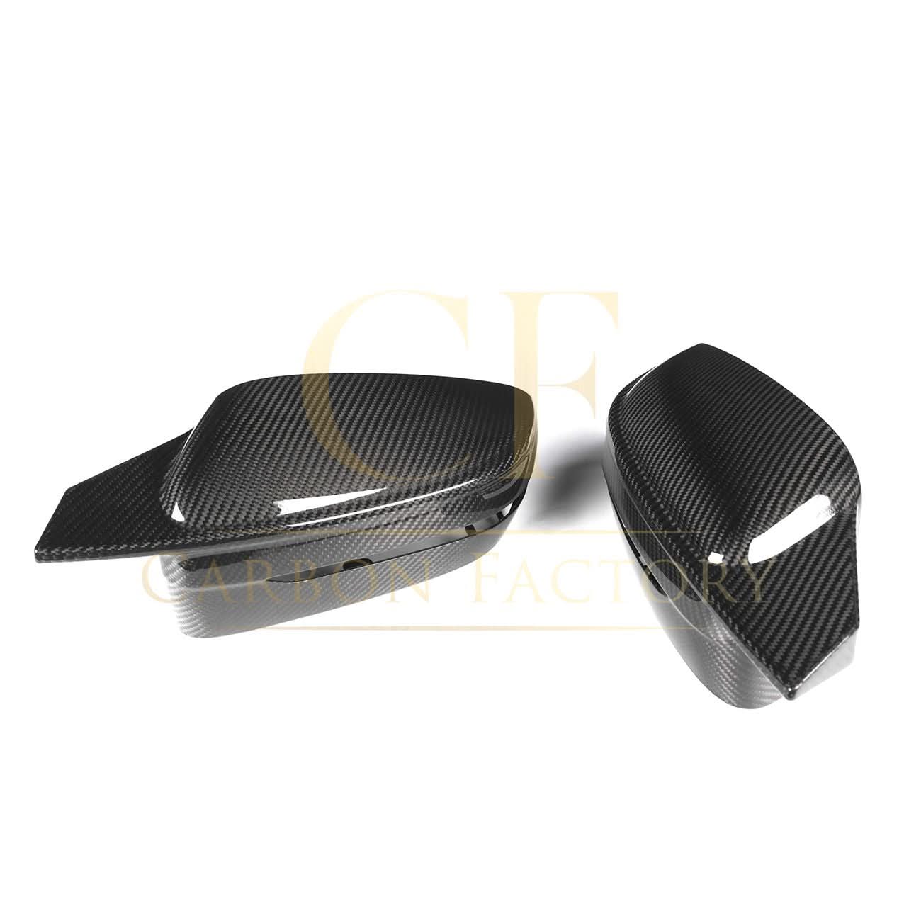CF Style Pre-Preg Carbon Fibre Replacement Mirror Covers for BMW G42 2 Series LHD 20-25