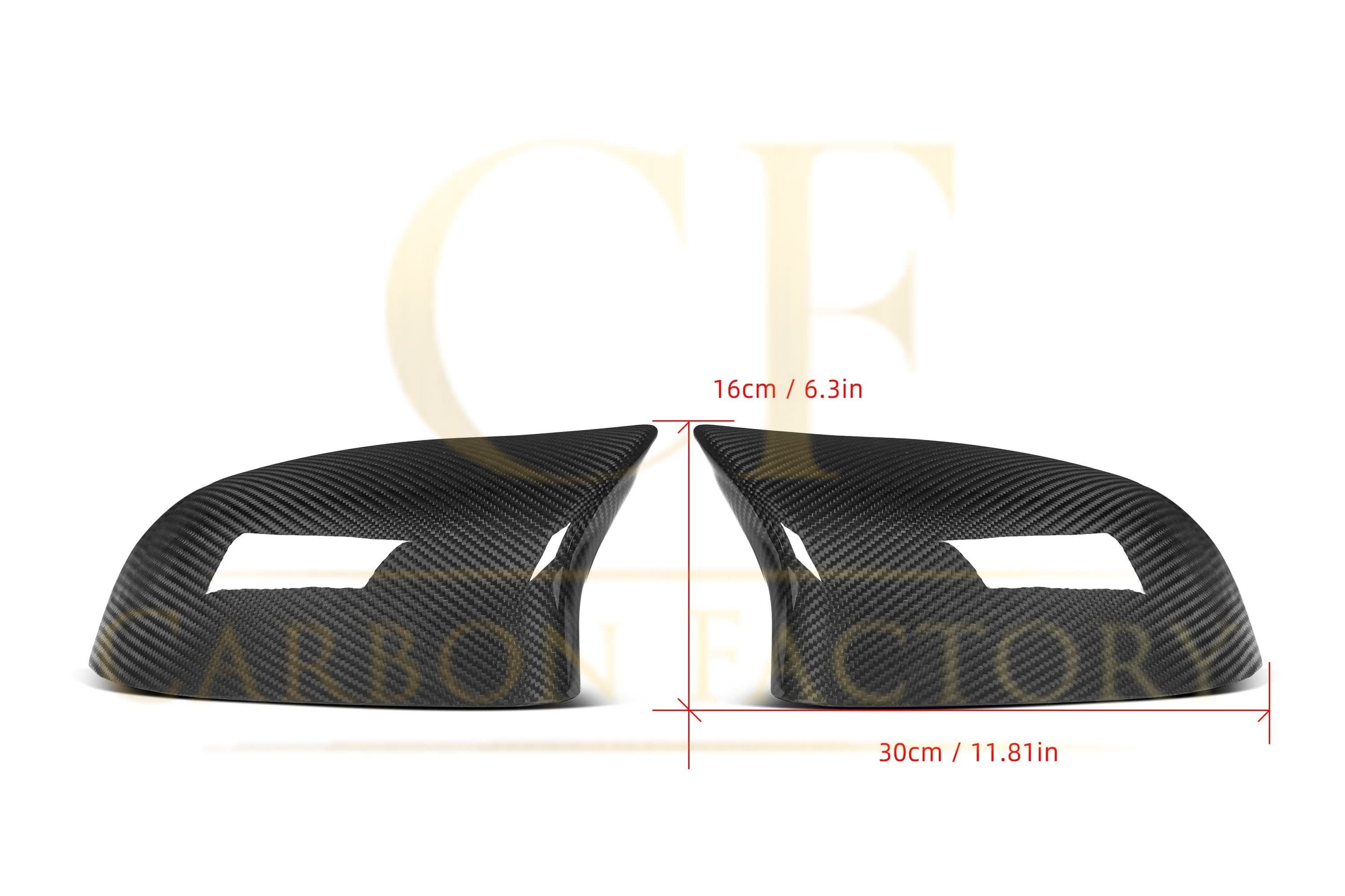 MP Style Pre-Preg Carbon Fibre Replacement Mirror Covers for BMW F25 X3 F26 X4 F15 X5 F16 X6 14-18