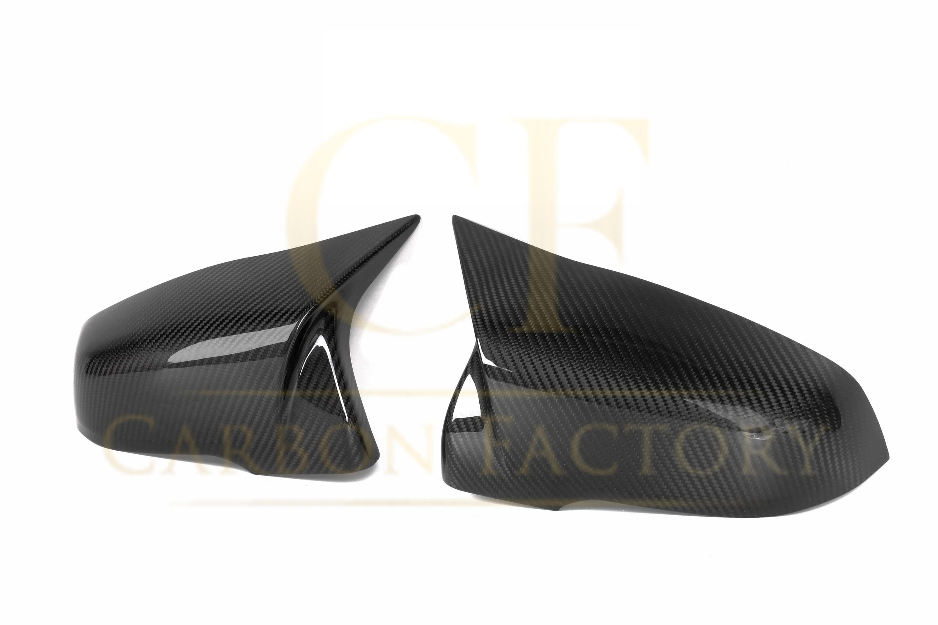 MP Style Pre-Preg Carbon Fibre Replacement Mirror Covers for BMW F40 1 Series 19-24