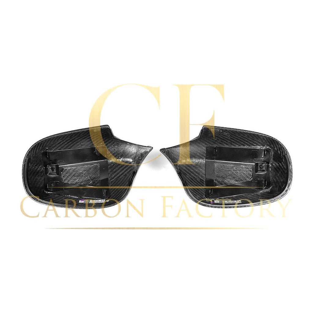 OEM Style Pre-Preg Carbon Fibre Replacement Mirror Covers for BMW E81 E82 E87 E88 1 Series E90 E92 E93 3 Series LCI