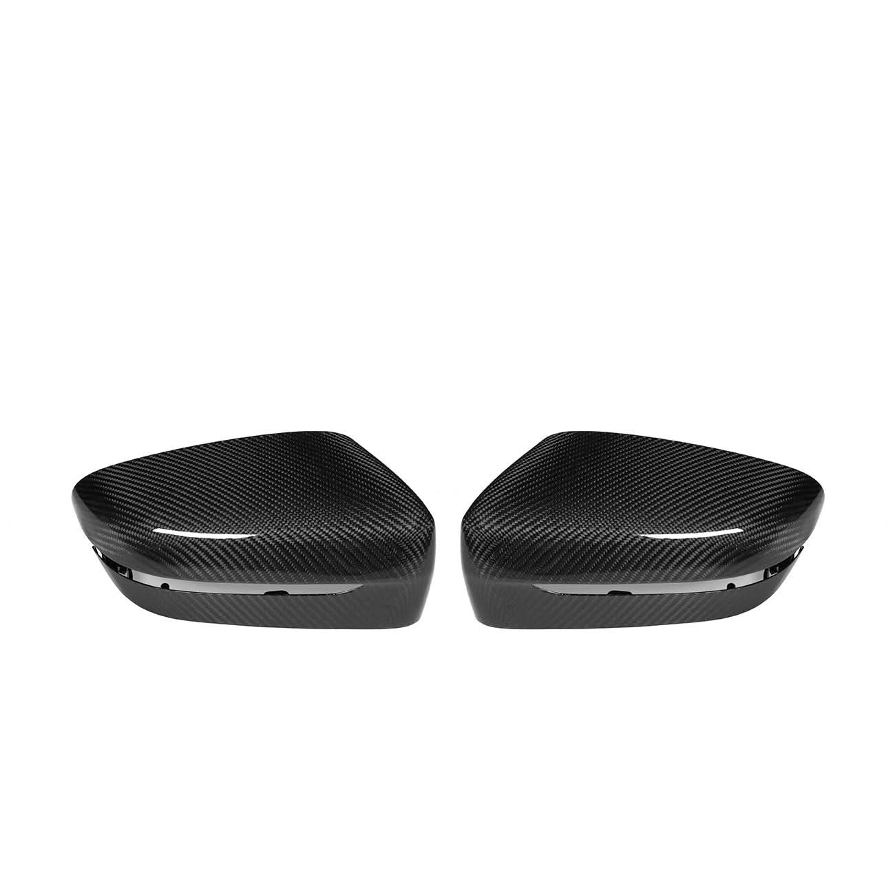 OEM Style Pre-Preg Carbon Fibre Replacement Mirror Covers for BMW G14 G15 G16 8 Series LHD 17-23