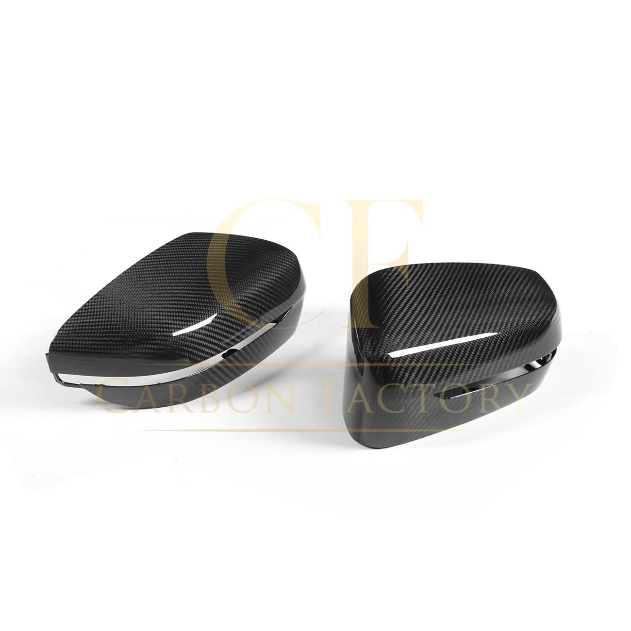 OEM Style Pre-Preg Carbon Fibre Replacement Mirror Covers for BMW G14 G15 G16 8 Series LHD 17-23