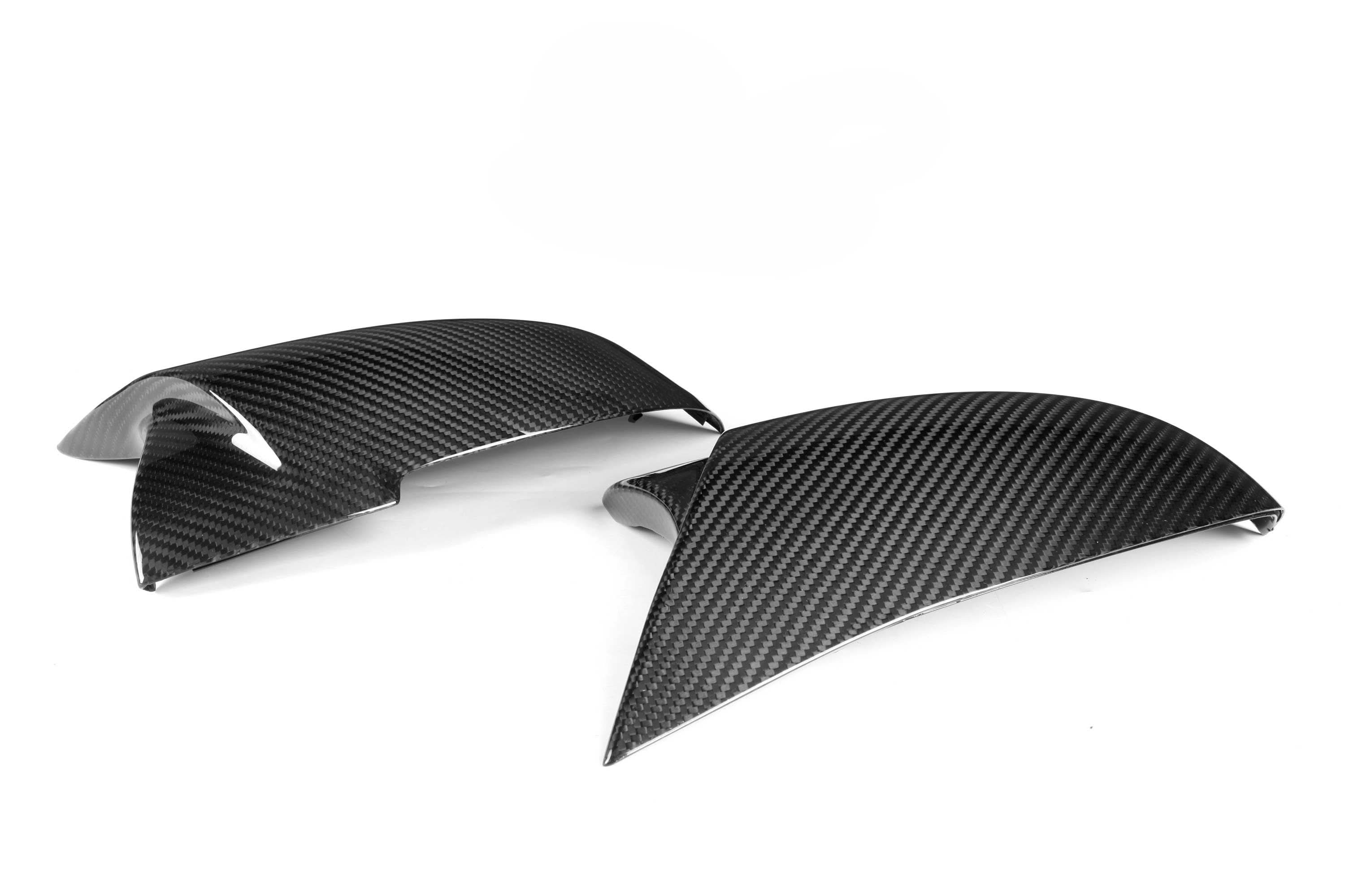 V Style Pre-Preg Carbon Fibre Replacement Mirror Covers for BMW 1 Series F20 F21 11-19
