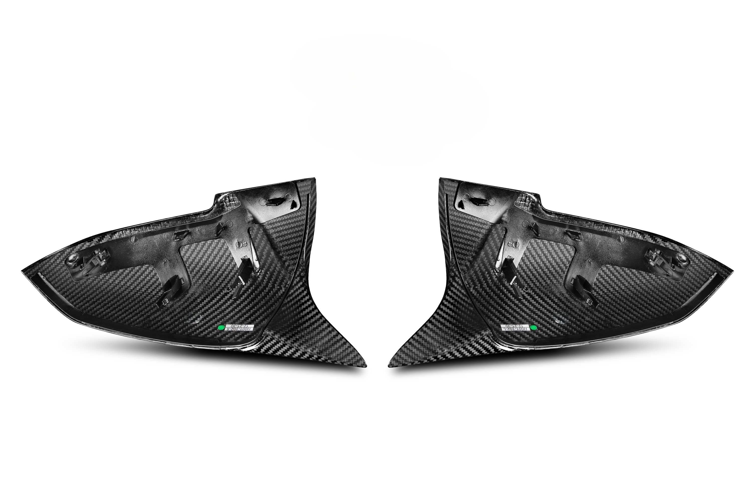 V Style Pre-Preg Carbon Fibre Replacement Mirror Covers for BMW F32 F33 F36 4 Series 13-21