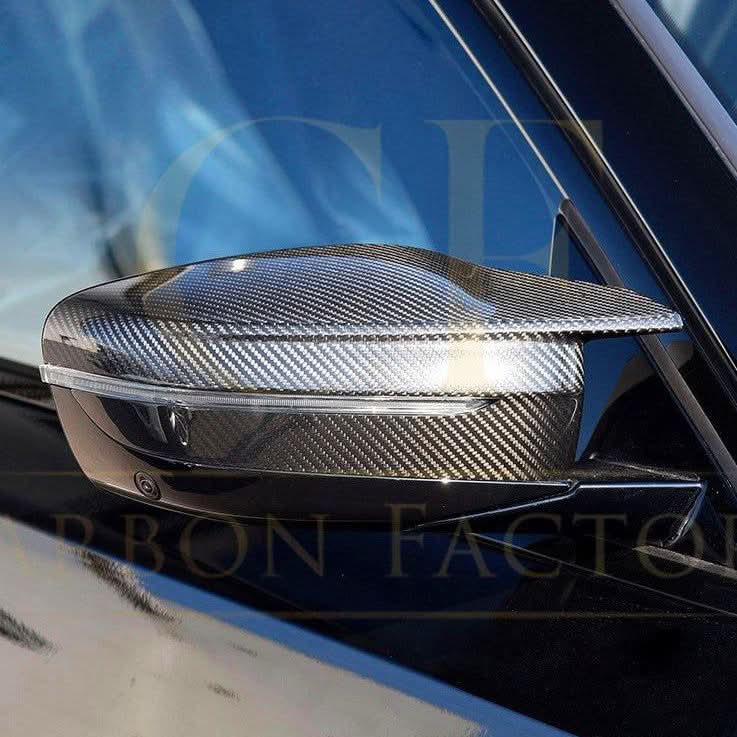Pre-Preg Carbon Fibre Replacement Mirror Covers for BMW G22 G23 G26 M440i i4 M50 20-Present