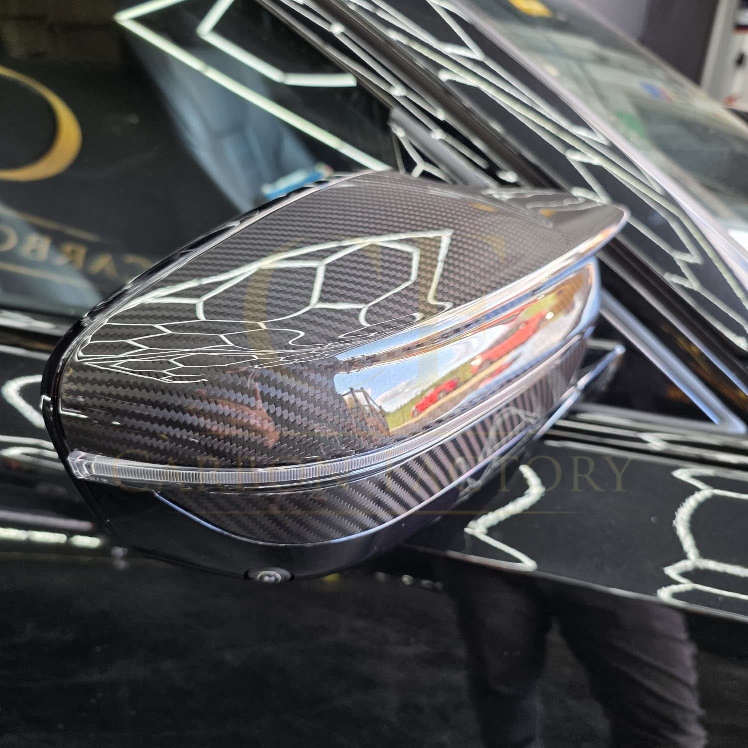 Pre-Preg Carbon Fibre Replacement Mirror Covers for BMW G22 G23 G26 M440i i4 M50 20-Present