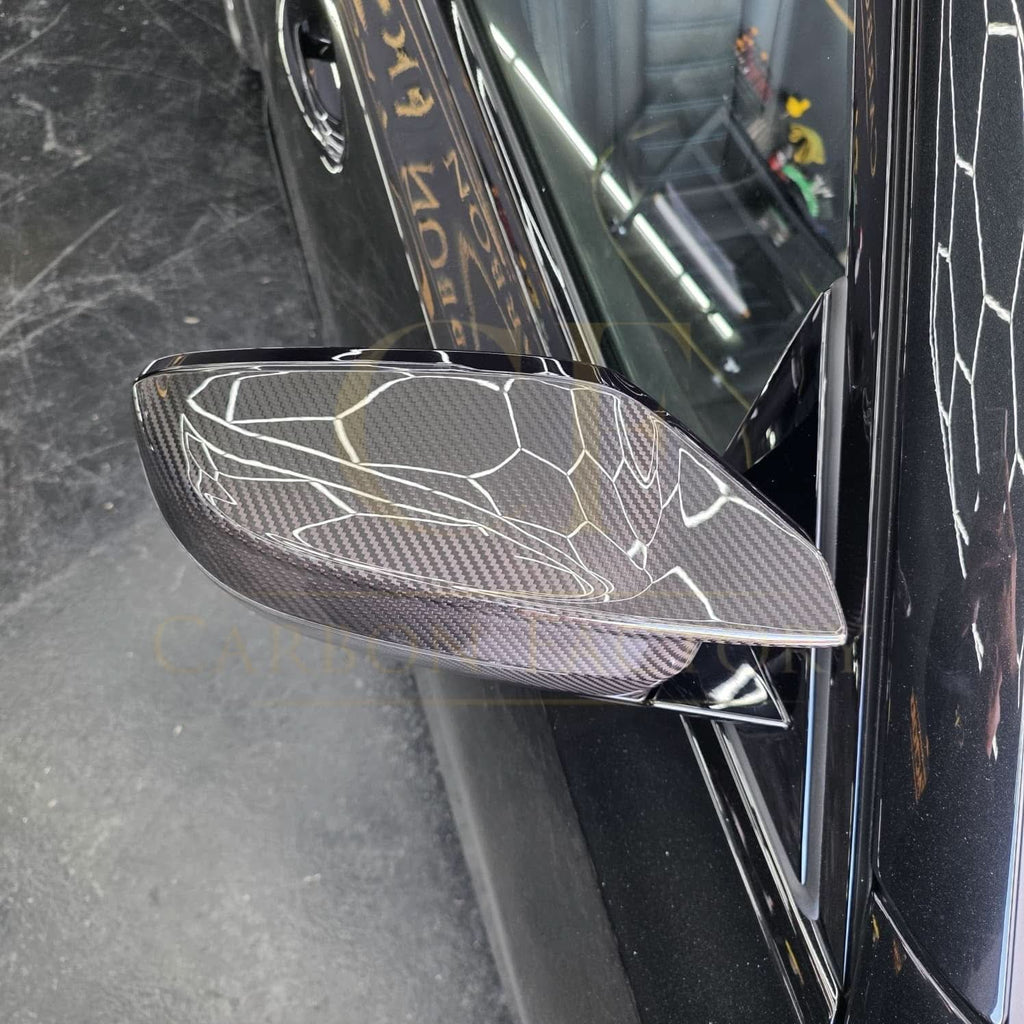 Pre-Preg Carbon Fibre Replacement Mirror Covers for BMW G22 G23 G26 M440i i4 M50 20-Present