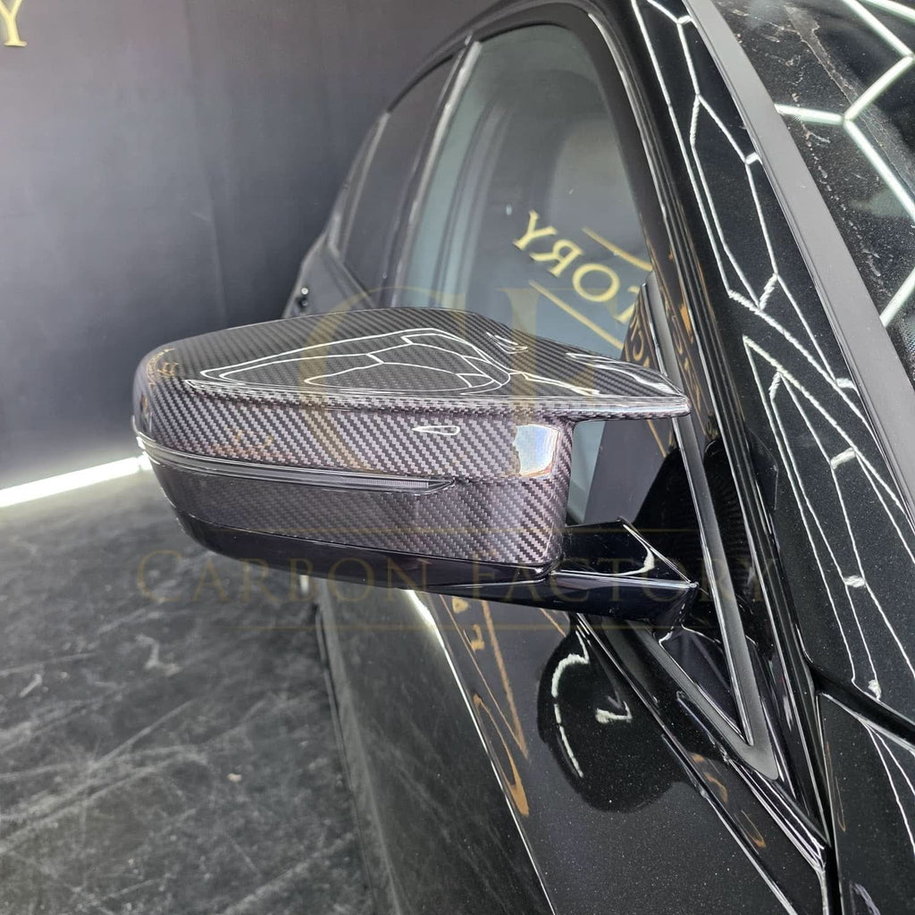 Pre-Preg Carbon Fibre Replacement Mirror Covers for BMW G22 G23 G26 M440i i4 M50 20-Present