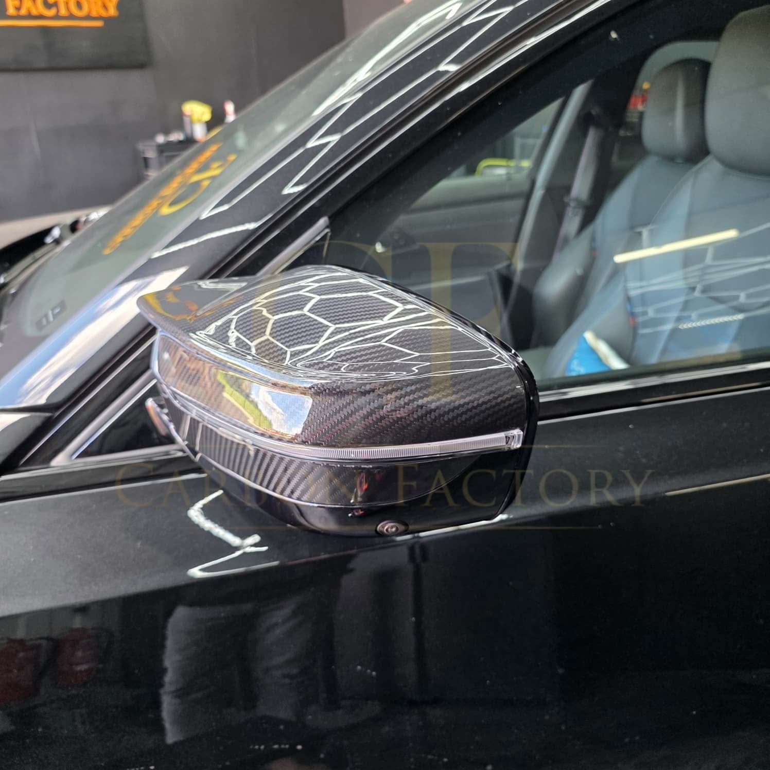 Pre-Preg Carbon Fibre Replacement Mirror Covers for BMW G22 G23 G26 M440i i4 M50 20-Present