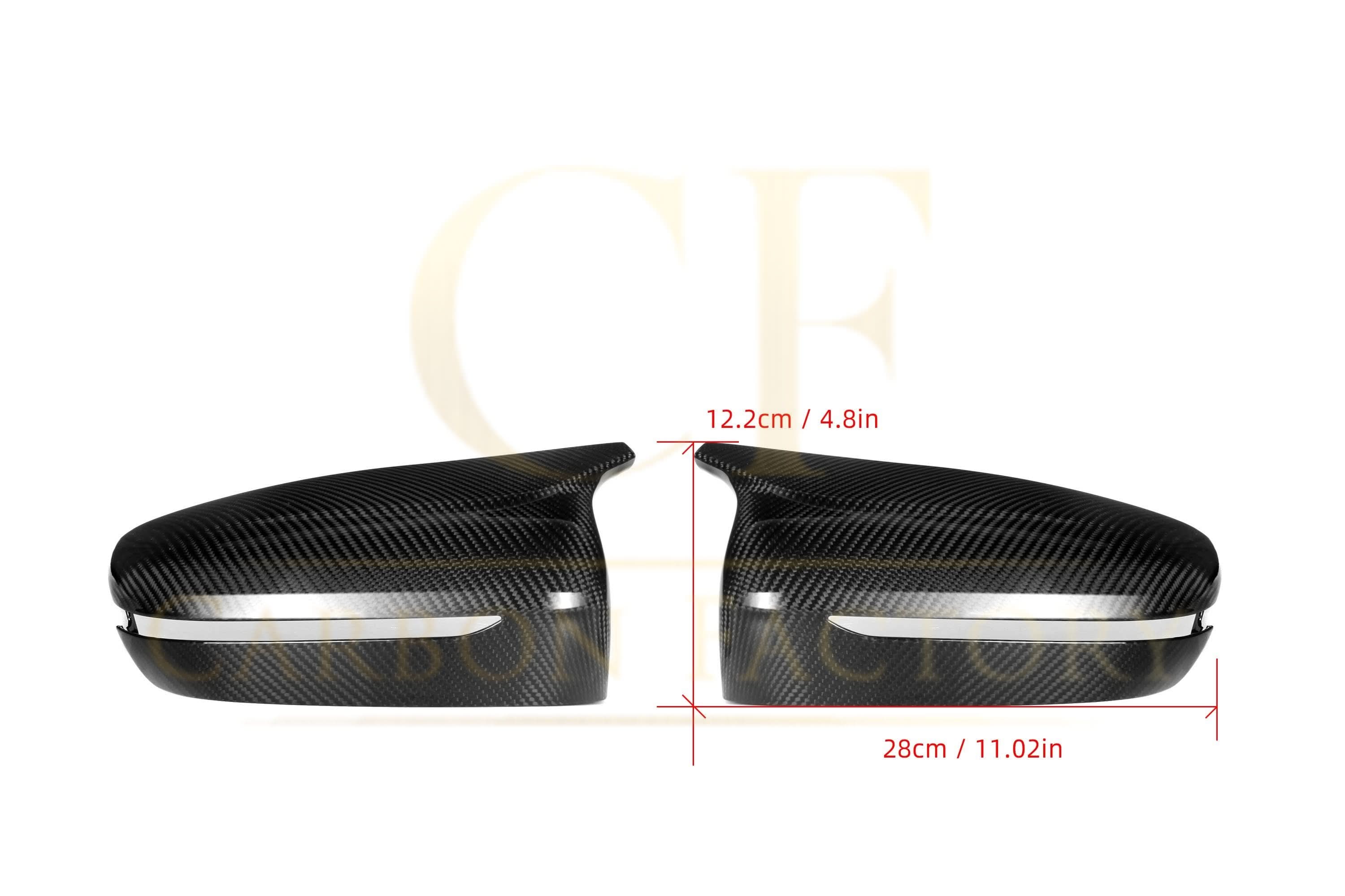 MP Style Pre-Preg Carbon Fibre Replacement Mirror Covers for BMW F90 M5 F91 F92 F93 M8 17-24