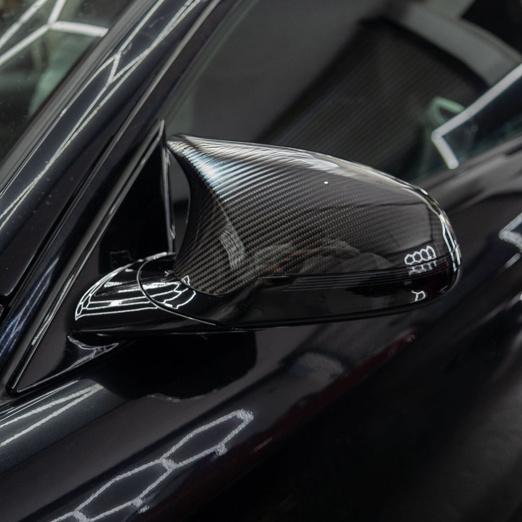 Pre-Preg Carbon Fibre Replacement Mirror Covers for BMW F80 M3 F82 F83 M4 F87 M2 Comp 14-20
